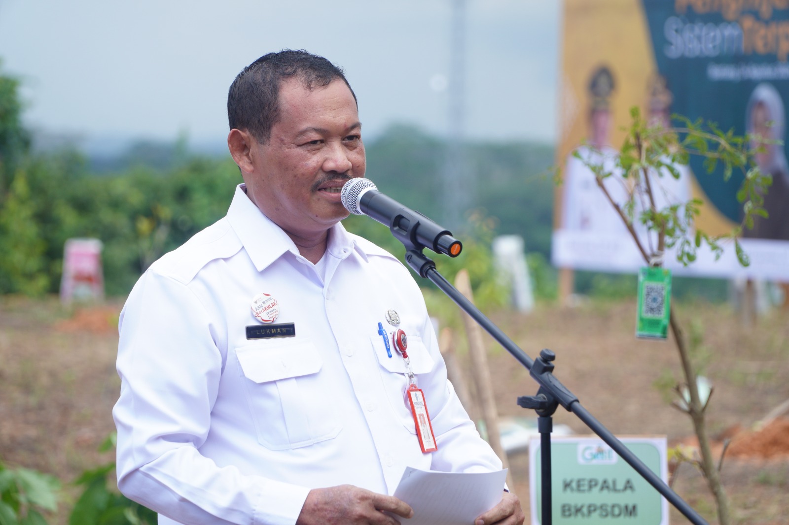 Tingkatkan Kualitas Lingkungan, DLH Bontang Launching Gerakan Penghijauan Sistem Terpadu 'GESIT'