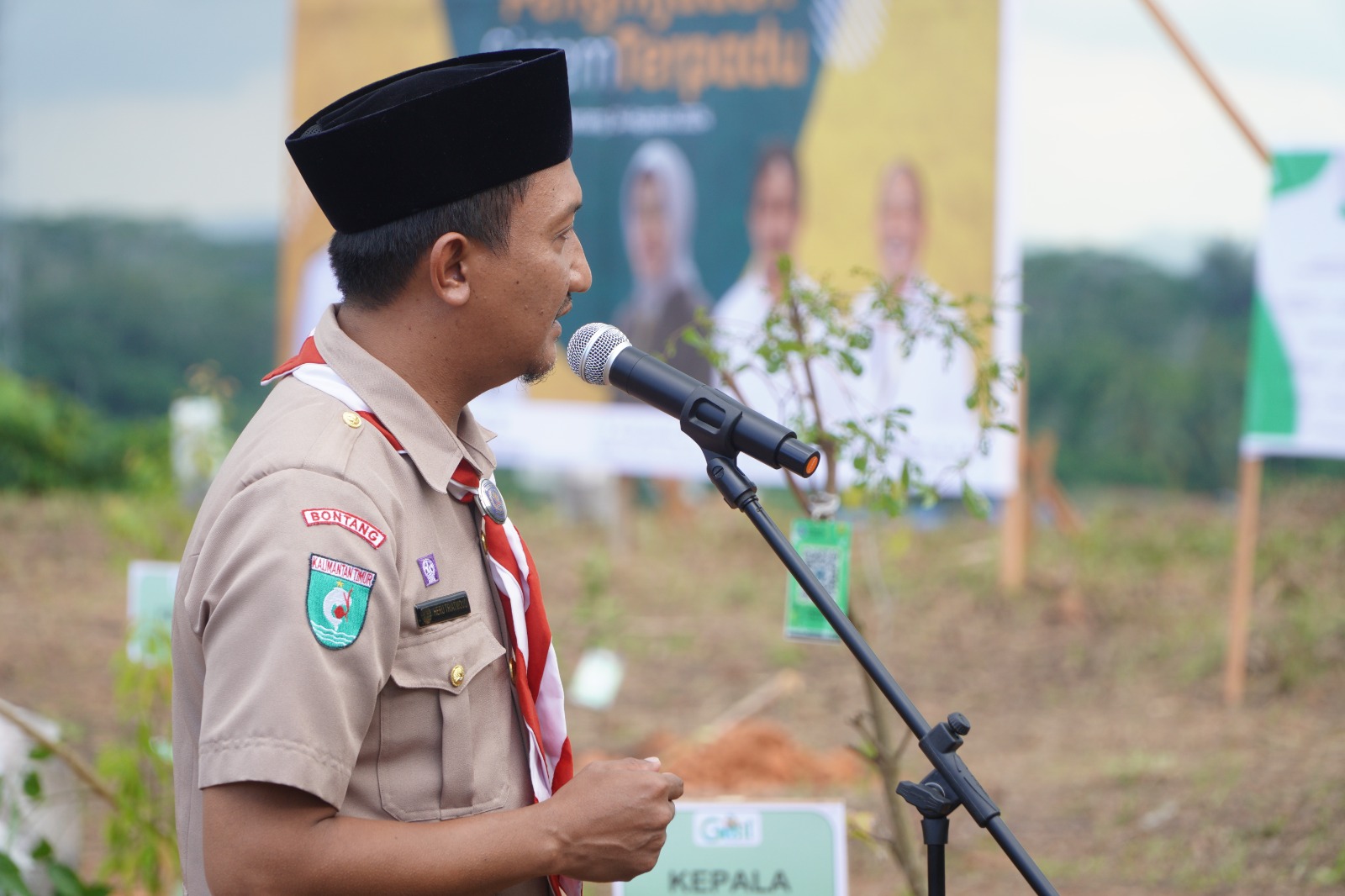 Tingkatkan Kualitas Lingkungan, DLH Bontang Launching Gerakan Penghijauan Sistem Terpadu 'GESIT'