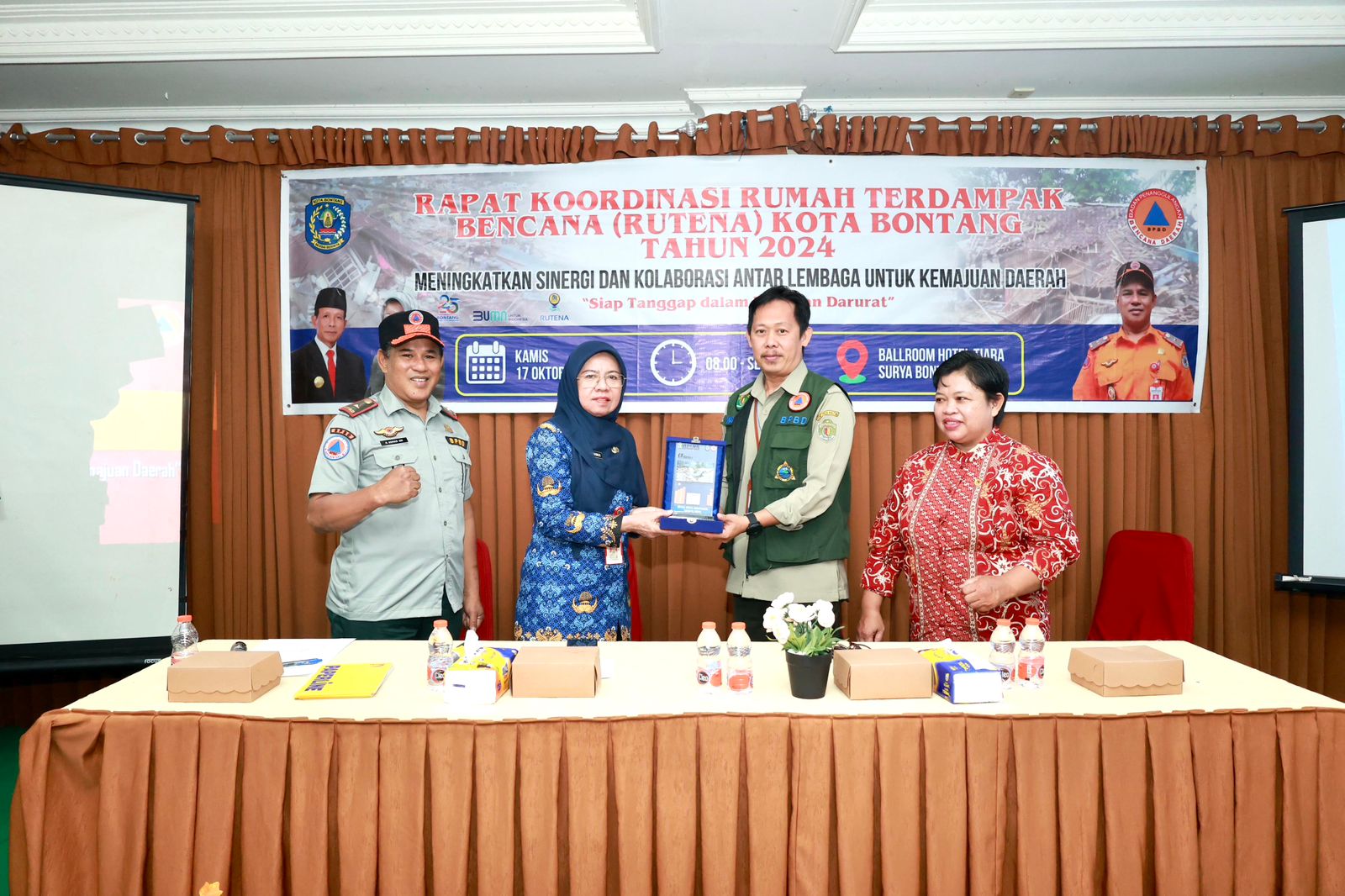 BPBD Kota Bontang Gelar Rapat Koordinasi Rumah Terdampak Bencana (RUTENA): Siap Tanggap Darurat