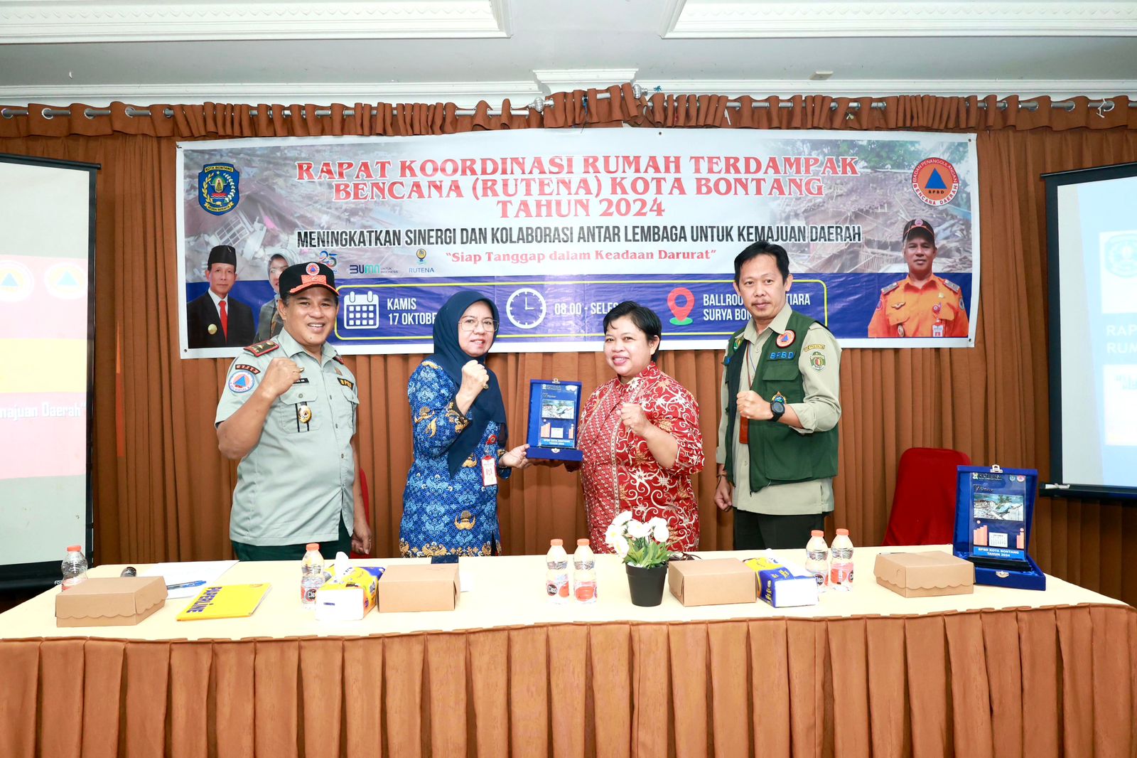 BPBD Kota Bontang Gelar Rapat Koordinasi Rumah Terdampak Bencana (RUTENA): Siap Tanggap Darurat