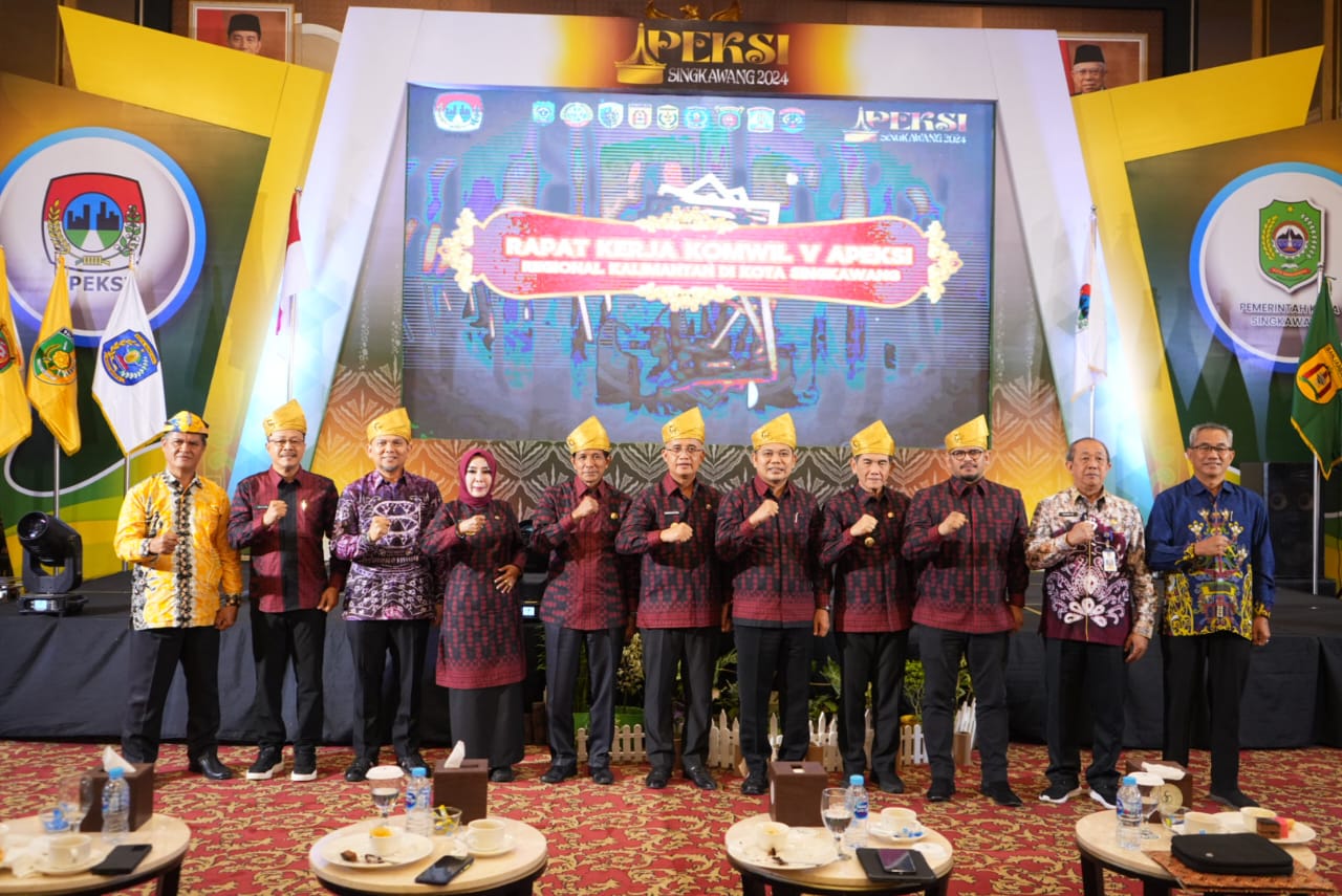 Pjs. Walikota Bontang Hadiri Raker Komwil Apeksi Regional Kalimantan di Singkawang