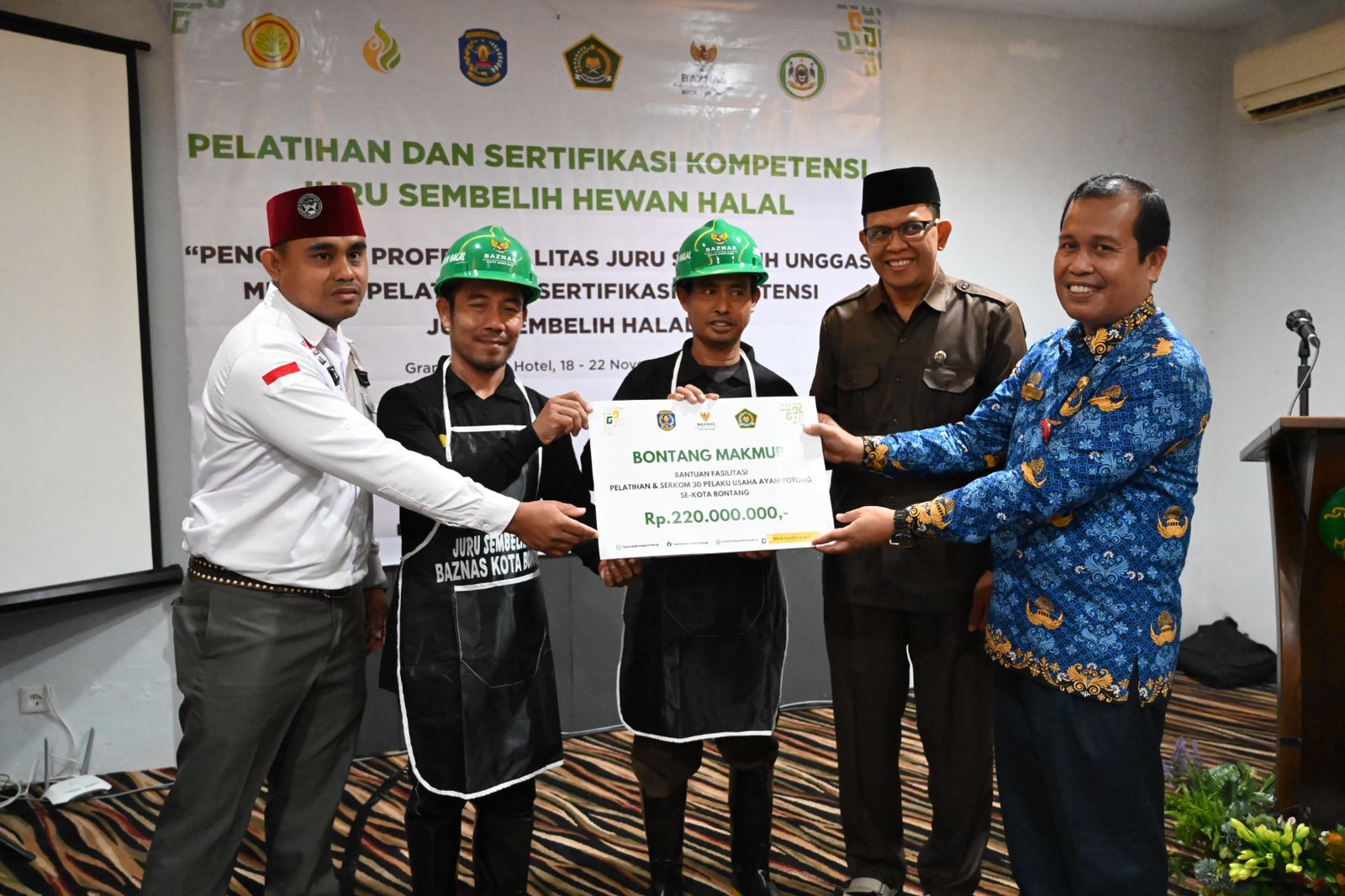 Baznas dan DKP3 Gelar Pelatihan Sertifikasi Juru Sembelih Halal
