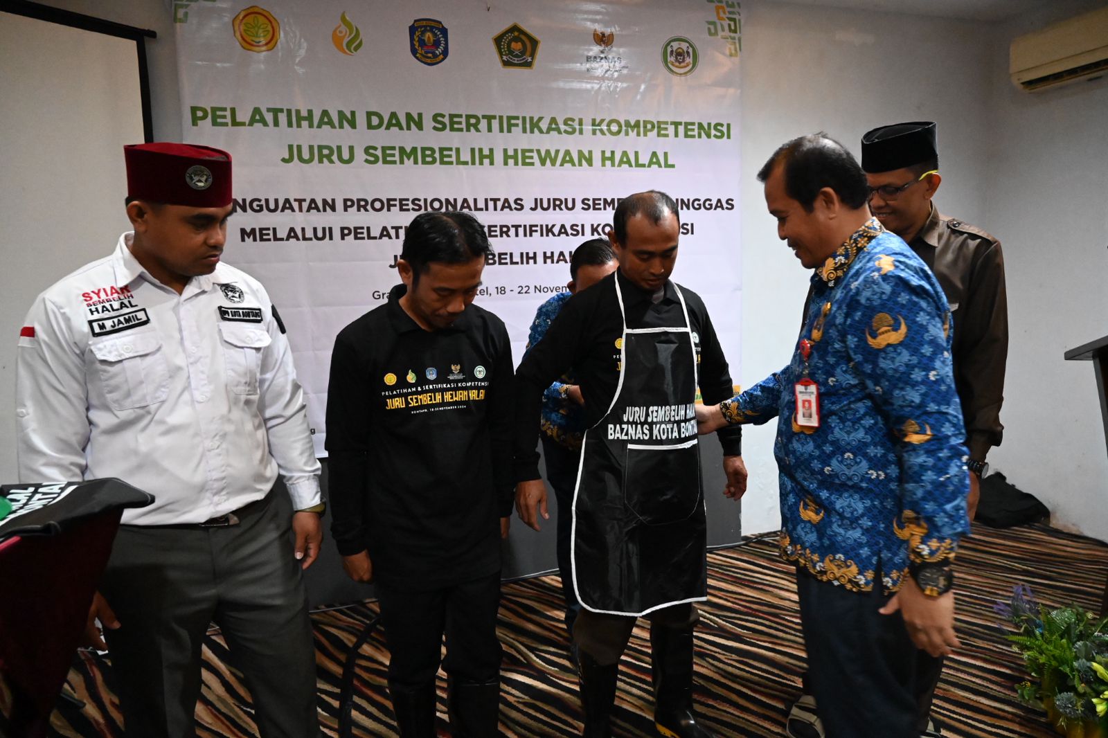 Baznas dan DKP3 Gelar Pelatihan Sertifikasi Juru Sembelih Halal