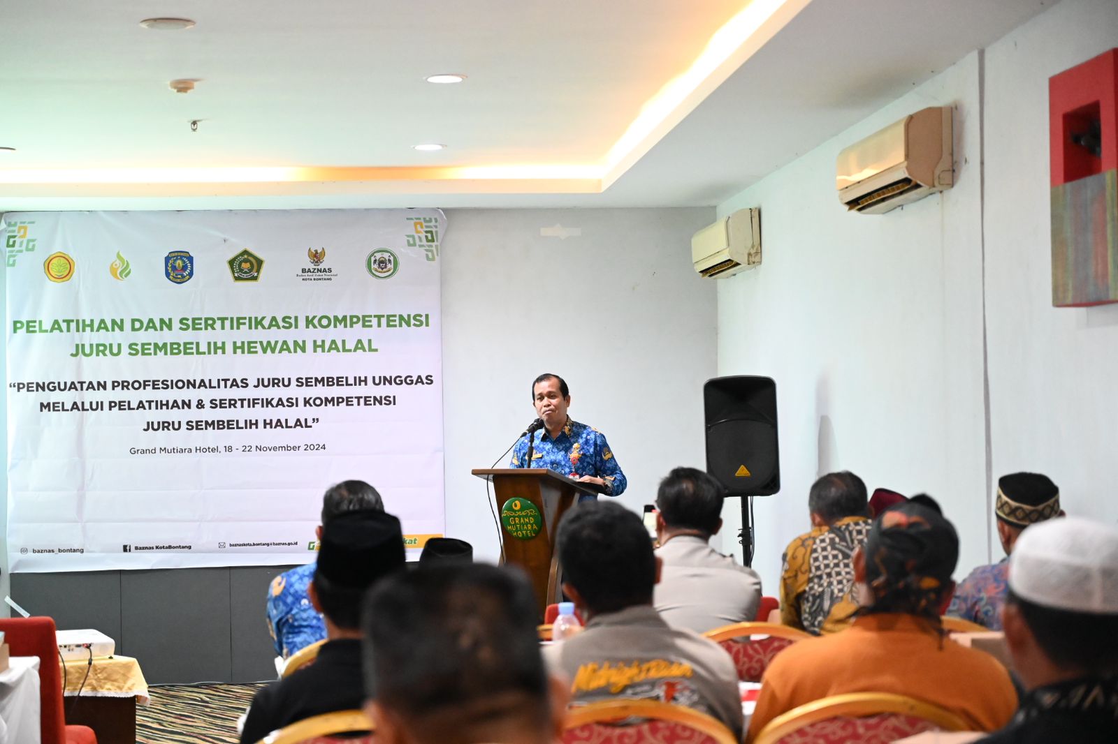 Baznas dan DKP3 Gelar Pelatihan Sertifikasi Juru Sembelih Halal