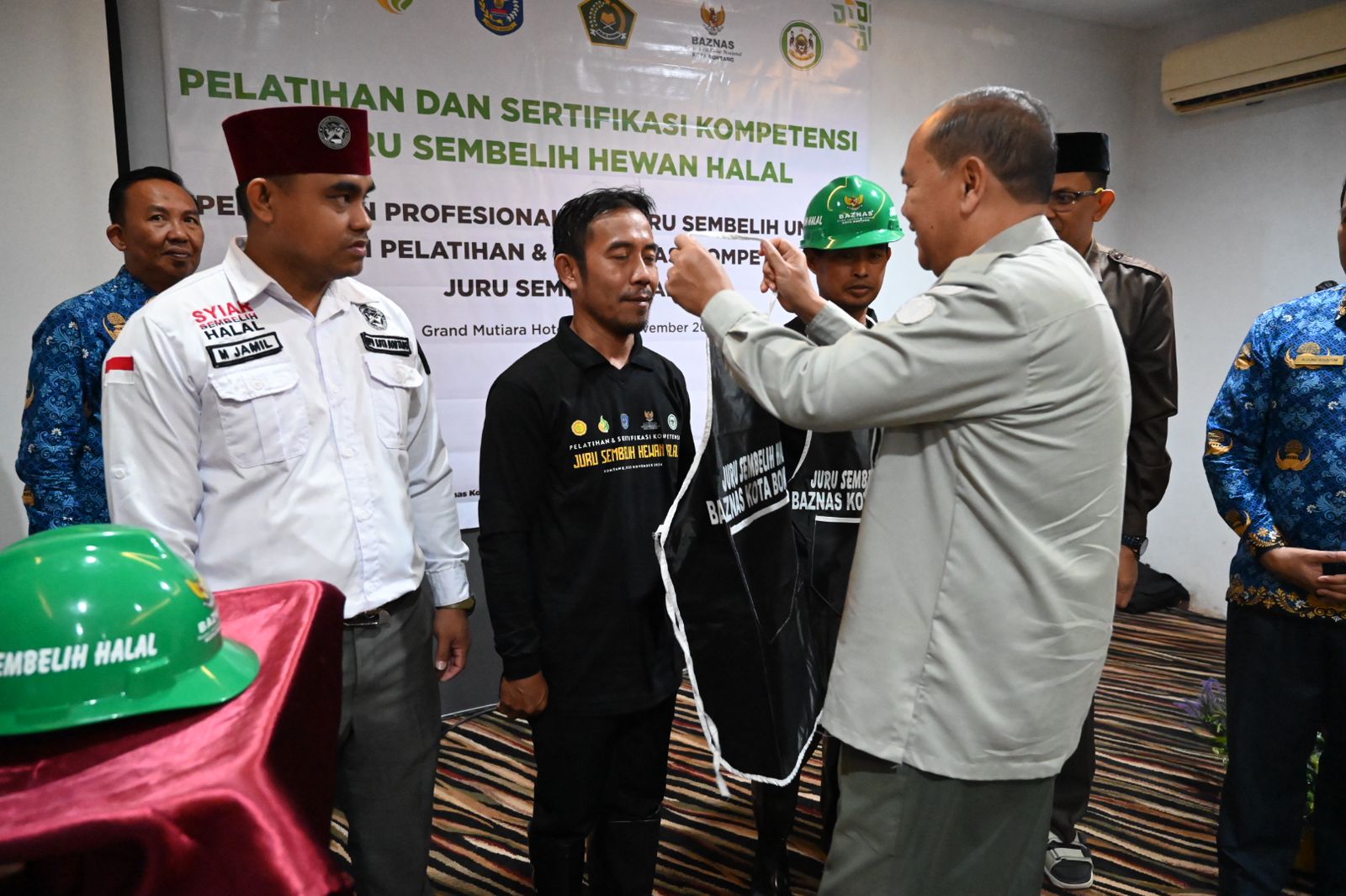 Baznas dan DKP3 Gelar Pelatihan Sertifikasi Juru Sembelih Halal