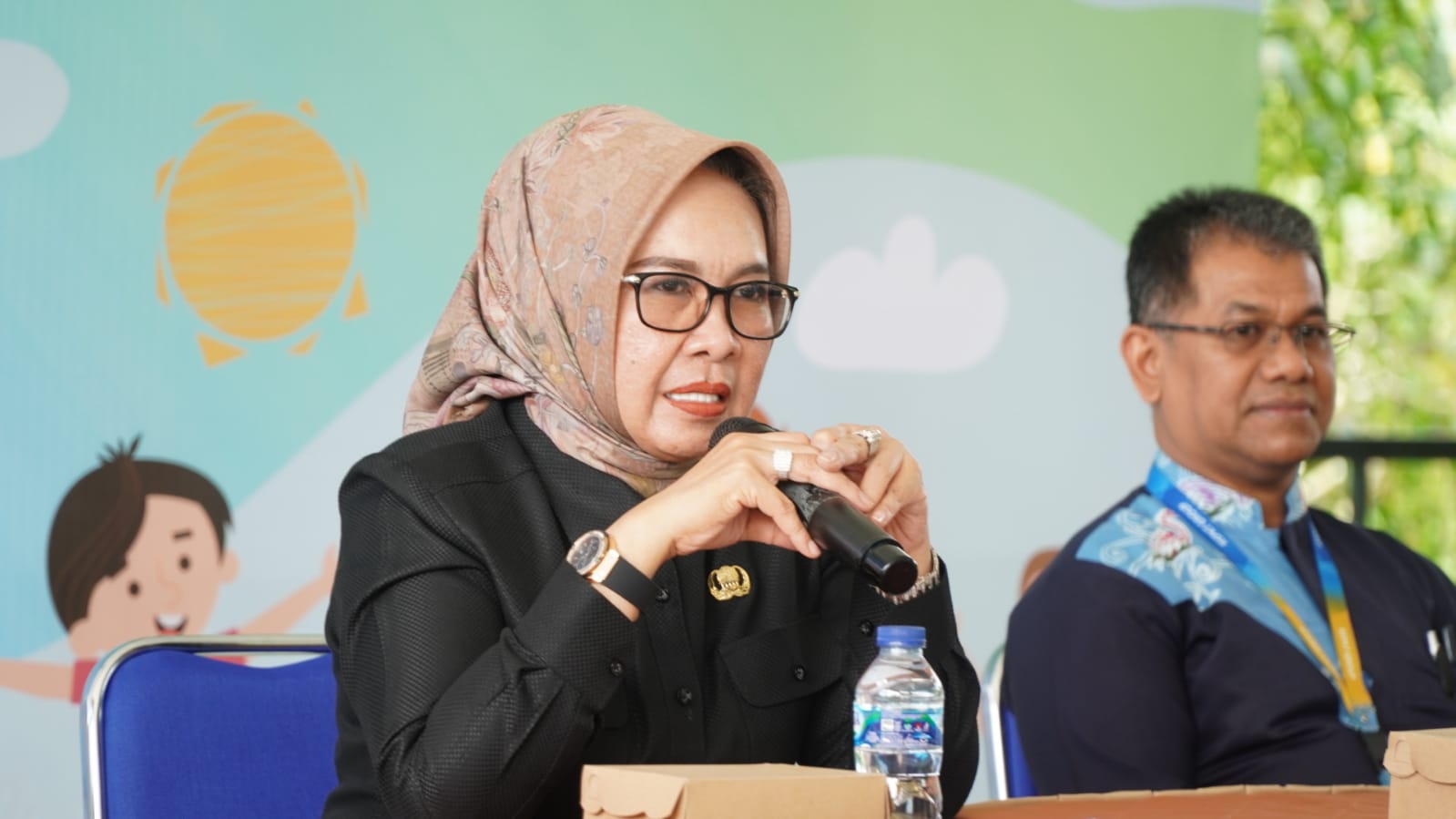 Hadiri Edukasi Pencegahan Stunting KIE di Guntung, Najirah Ajak Masyarakat Komitmen Cegah Stunting
