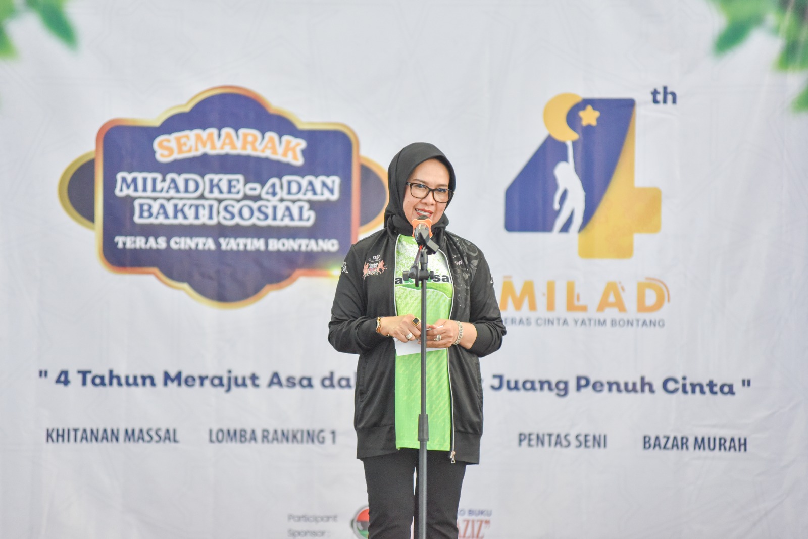 Semarak 4 Tahun TCYB: Wawali Najirah Ajak Tingkatkan Perhatian dan Kecintaan kepada Anak Yatim