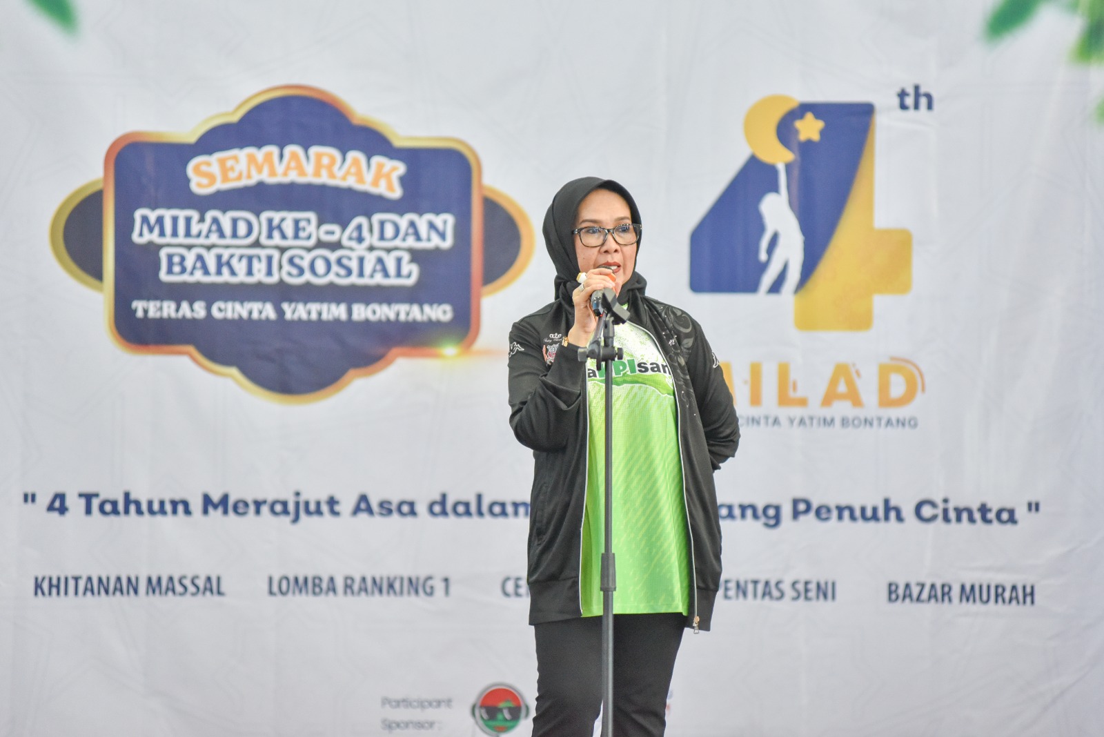 Semarak 4 Tahun TCYB: Wawali Najirah Ajak Tingkatkan Perhatian dan Kecintaan kepada Anak Yatim