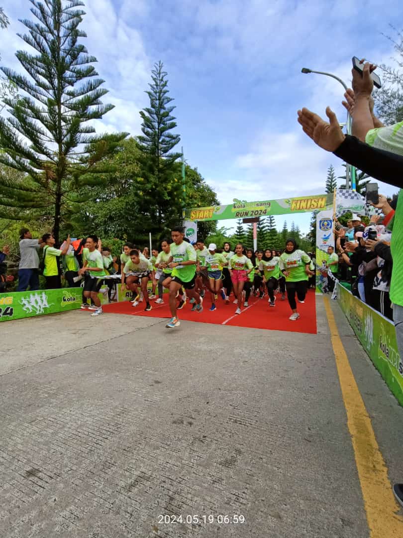 400 Pelajar SMP-SMA Ramaikan RUN KOLAKPISANG: Wawali Imbau Generasi Muda Hidup Sehat