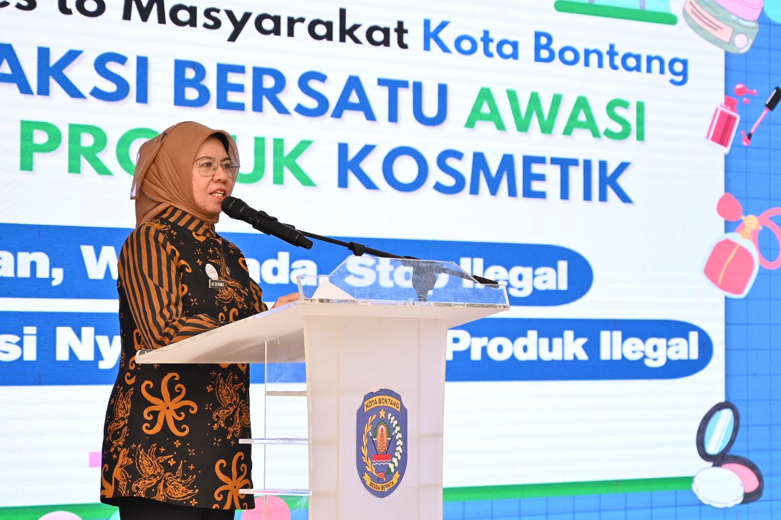 Bontang Gencarkan Edukasi "AWASI" Kosmetik Ilegal, Libatkan Masyarakat hingga Penyintas