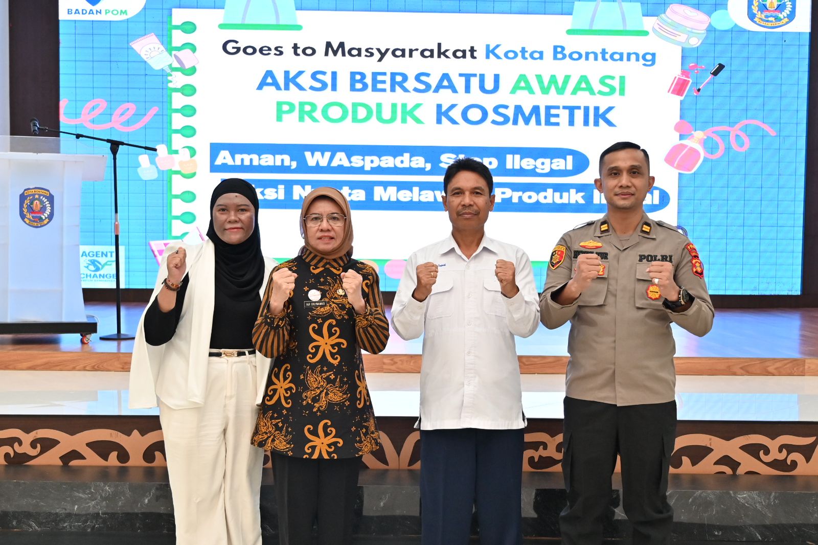 Bontang Gencarkan Edukasi "AWASI" Kosmetik Ilegal, Libatkan Masyarakat hingga Penyintas