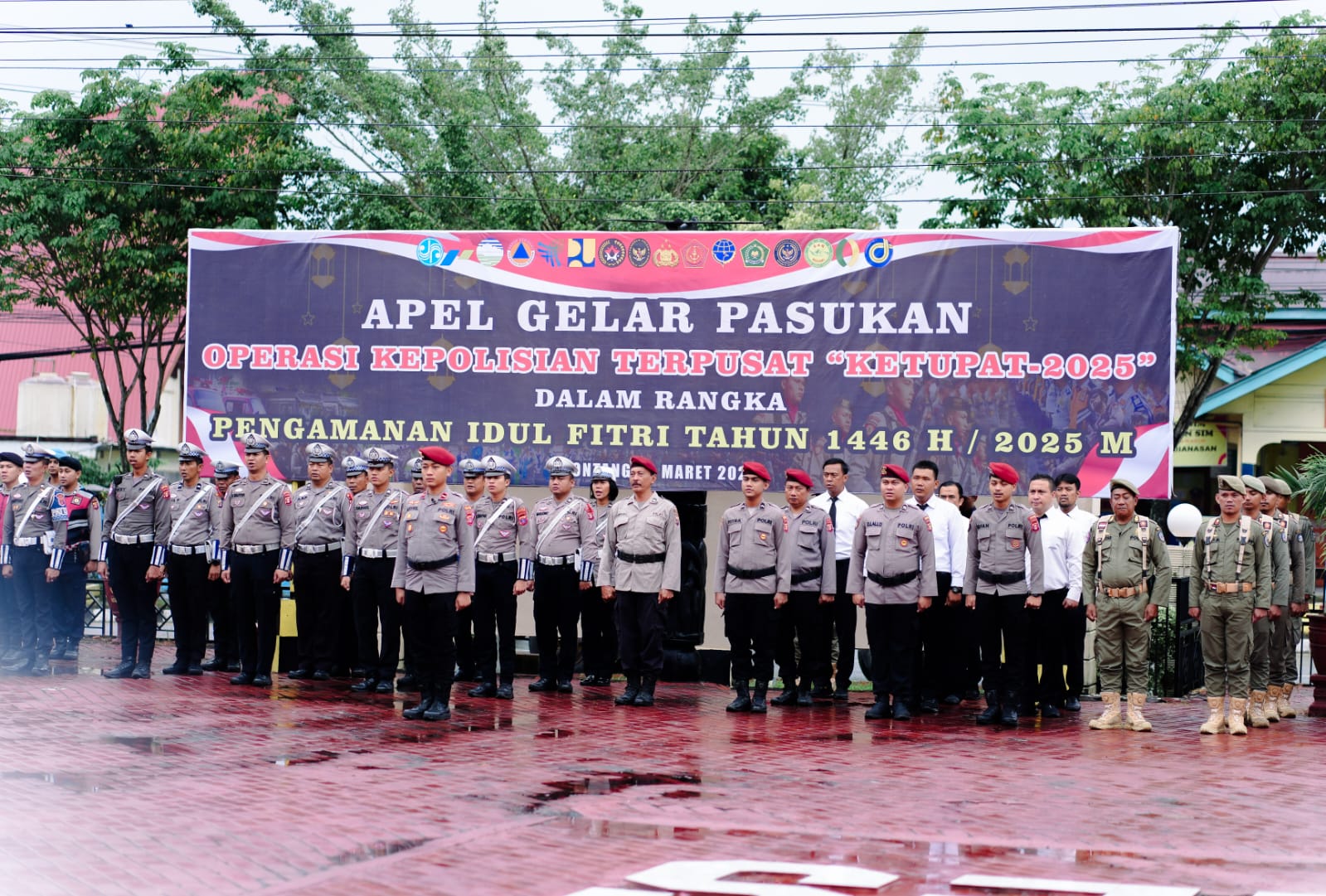 OKM 2025 Polres Bontang Dimulai, Apel Gabungan Dipimpin Wali Kota