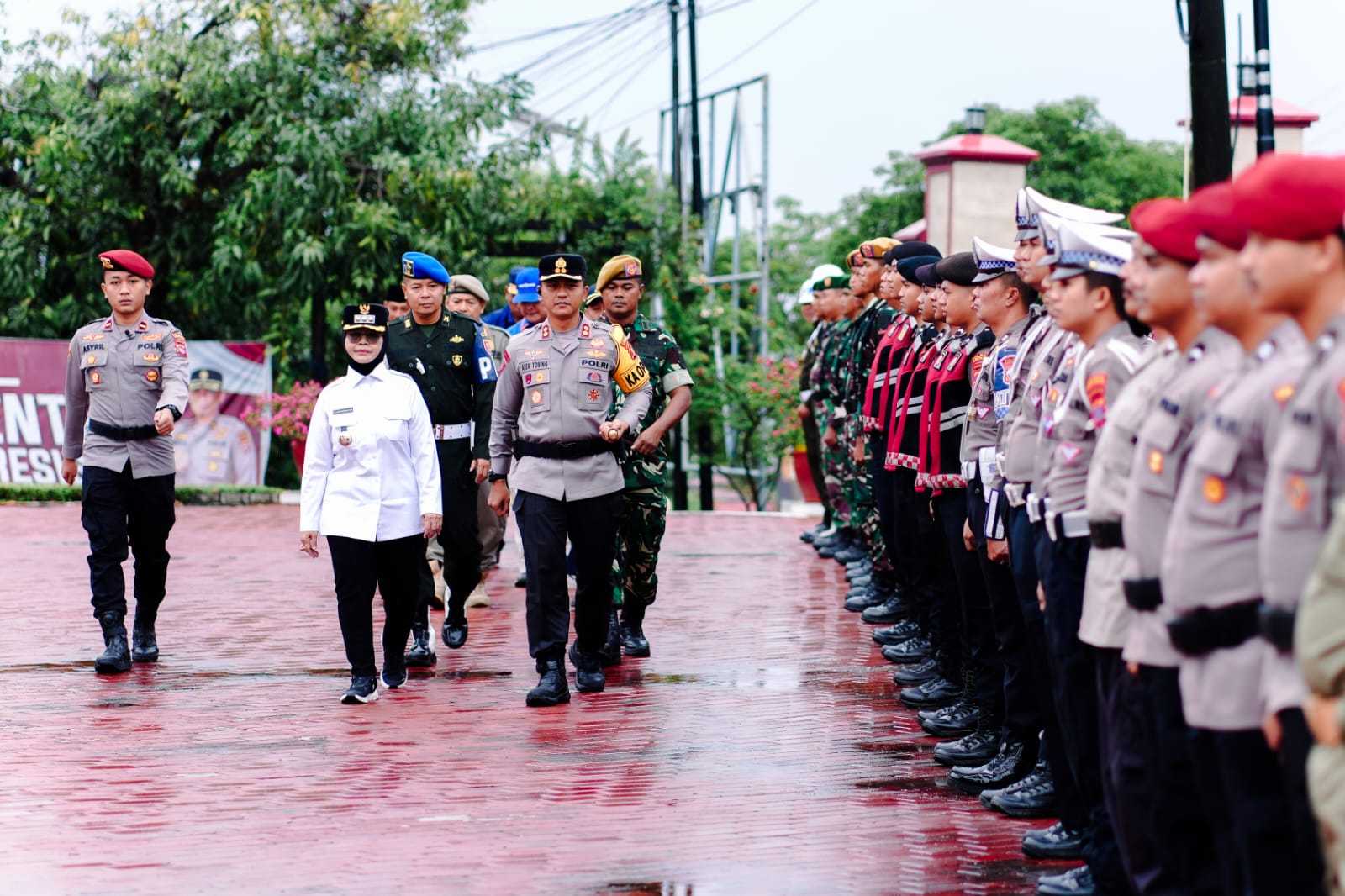 OKM 2025 Polres Bontang Dimulai, Apel Gabungan Dipimpin Wali Kota