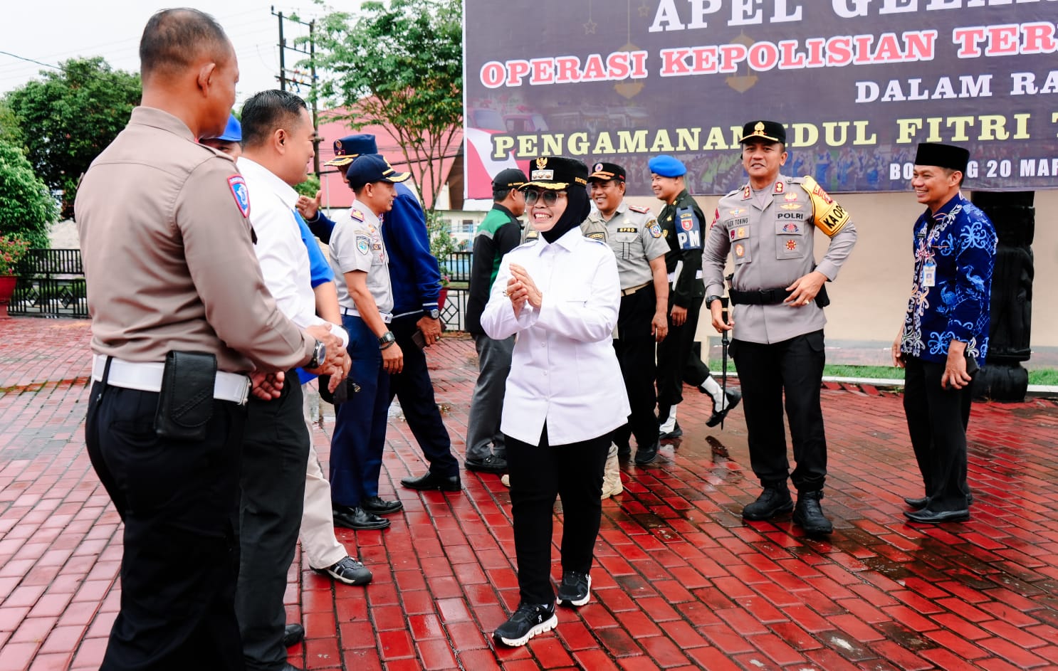 OKM 2025 Polres Bontang Dimulai, Apel Gabungan Dipimpin Wali Kota