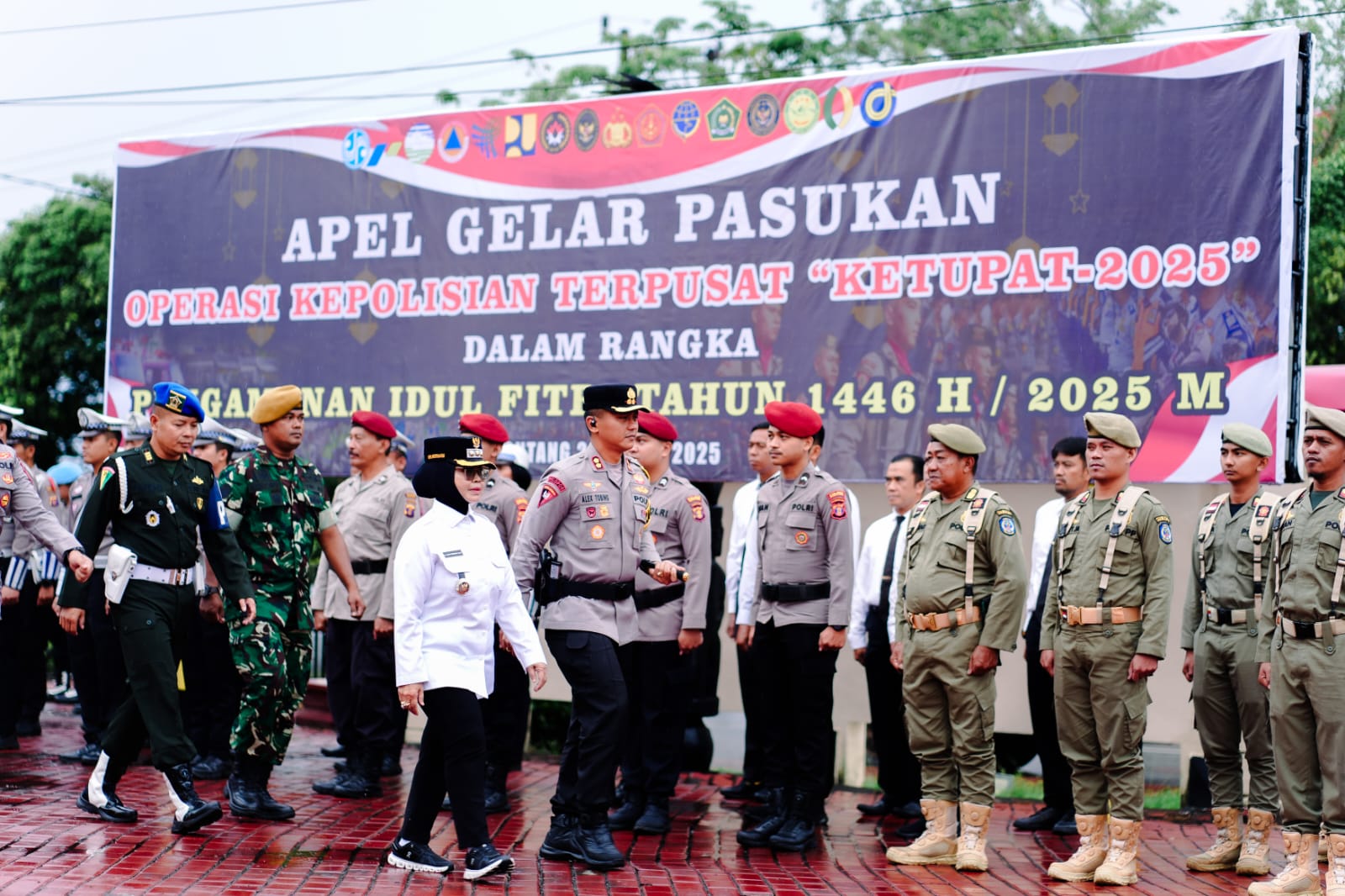OKM 2025 Polres Bontang Dimulai, Apel Gabungan Dipimpin Wali Kota