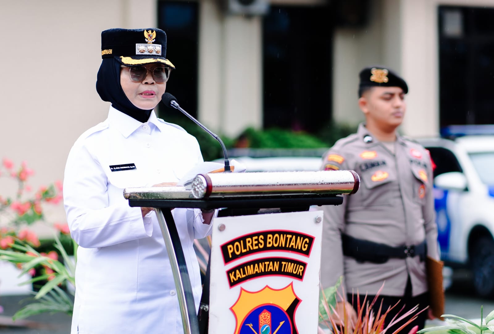 OKM 2025 Polres Bontang Dimulai, Apel Gabungan Dipimpin Wali Kota
