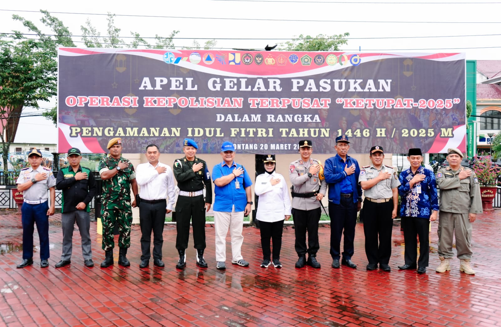 OKM 2025 Polres Bontang Dimulai, Apel Gabungan Dipimpin Wali Kota
