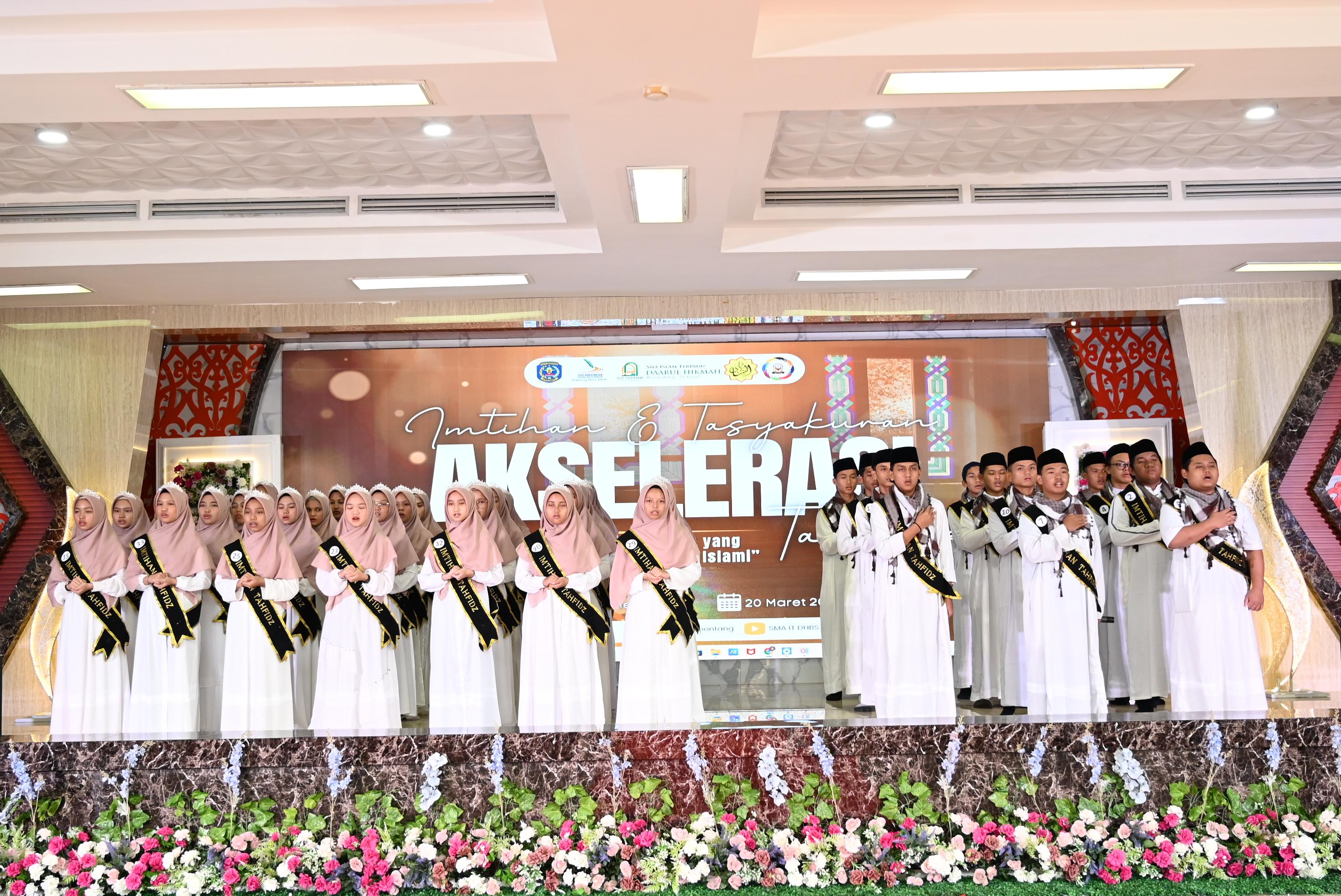 Kelas Akselerasi Tahfiz SMA IT DHBS Gelar Imtihan dan Tasyakuran, Suharto Tekankan Pentingnya Pendidikan Agama untuk Generasi Muda