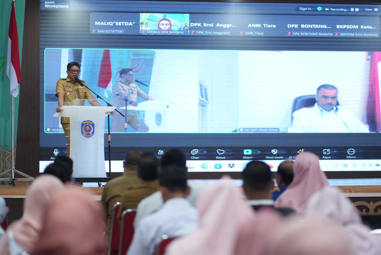 Bontang Membuka Sosialisasi Perwali Nomor 9 Tahun 2023: Walikota Berpesan, Menjaga Pengelolaan Arsip adalah Tanggungjawab Moral dan Budaya Mendasar bagi Pemerintah