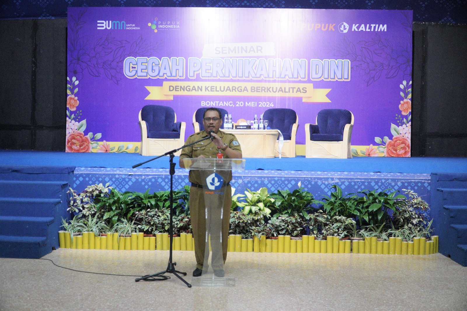 Hadiri Seminar Cegah Pernikahan Dini, Asisten III Bontang : Setiap Anak Berhak Masa Depan Yang Lebih Baik