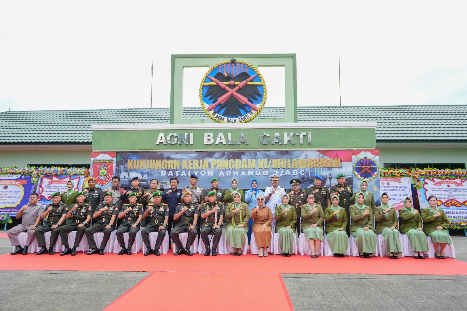 Tongkat Komando Batalyon Arhanud 7/ABC Pindah Tangan, Mayor Bayu Adiwisuda Resmi Jabat Komandan