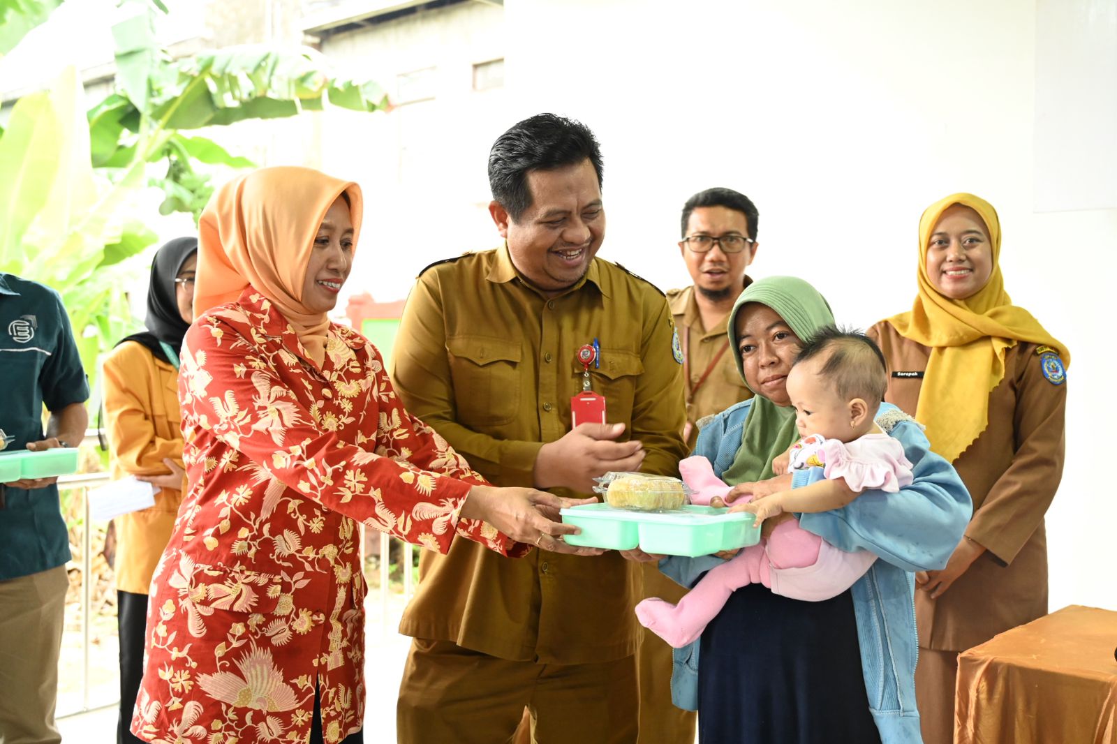 Diskominfo Bontang Gandeng PT. Telkom Evaluasi Program PMT dan Pencegahan Stunting di Kelurahan Gunung Telihan