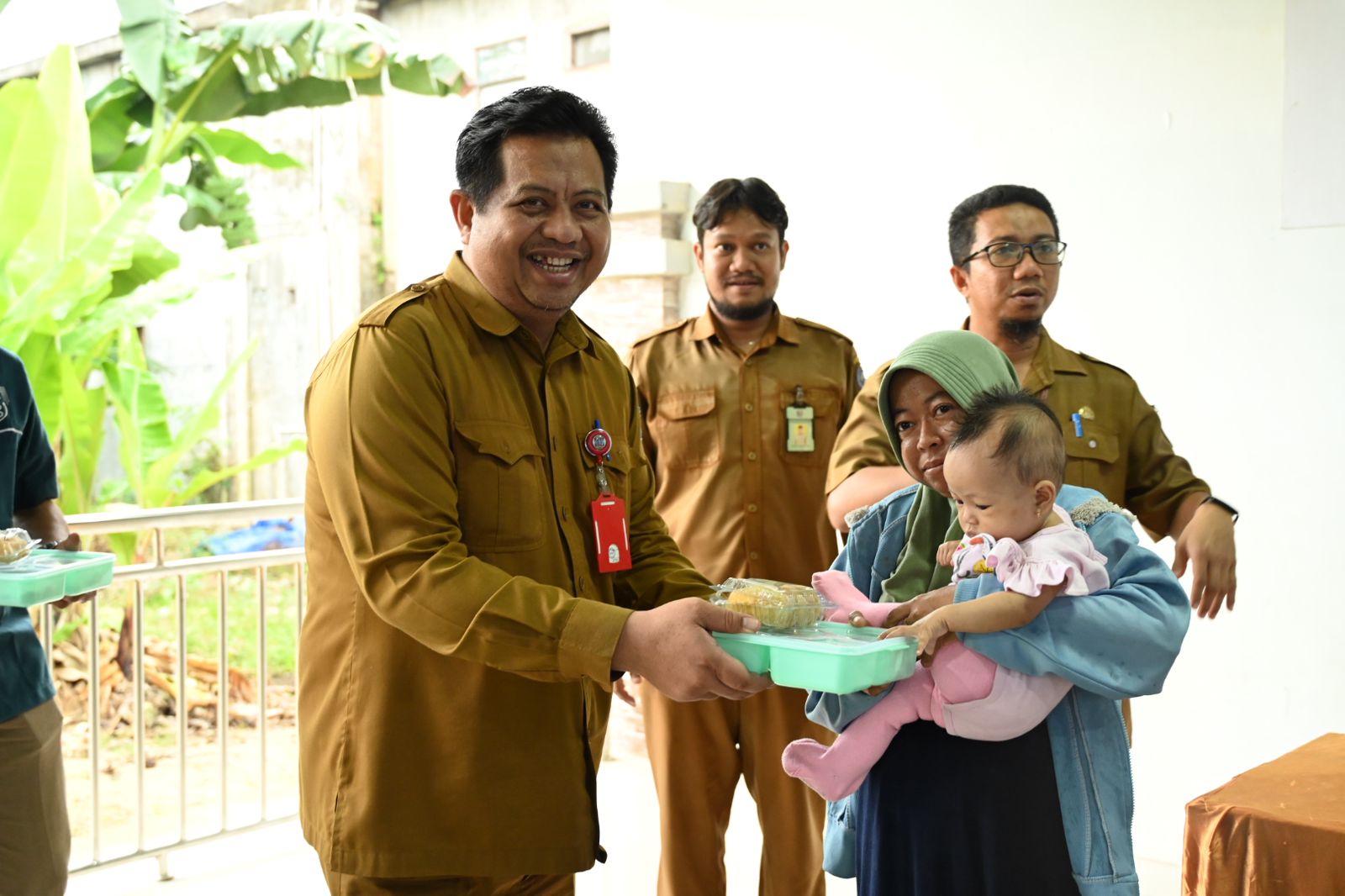 Diskominfo Bontang Gandeng PT. Telkom Evaluasi Program PMT dan Pencegahan Stunting di Kelurahan Gunung Telihan
