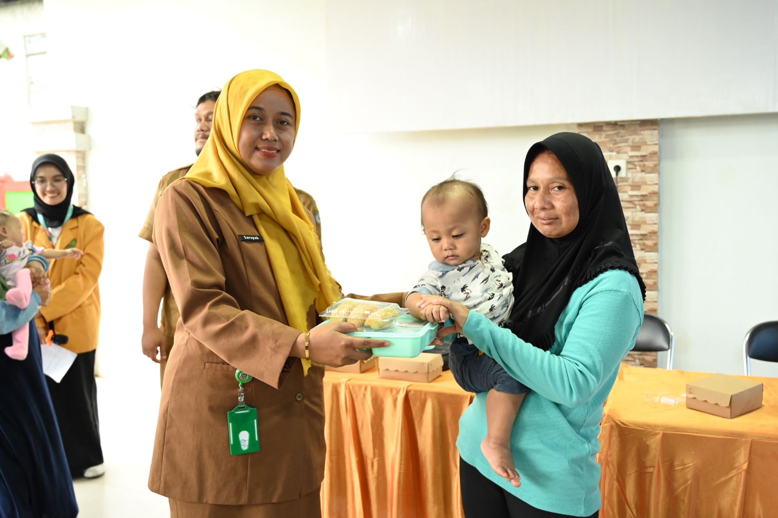 Diskominfo Bontang Gandeng PT. Telkom Evaluasi Program PMT dan Pencegahan Stunting di Kelurahan Gunung Telihan
