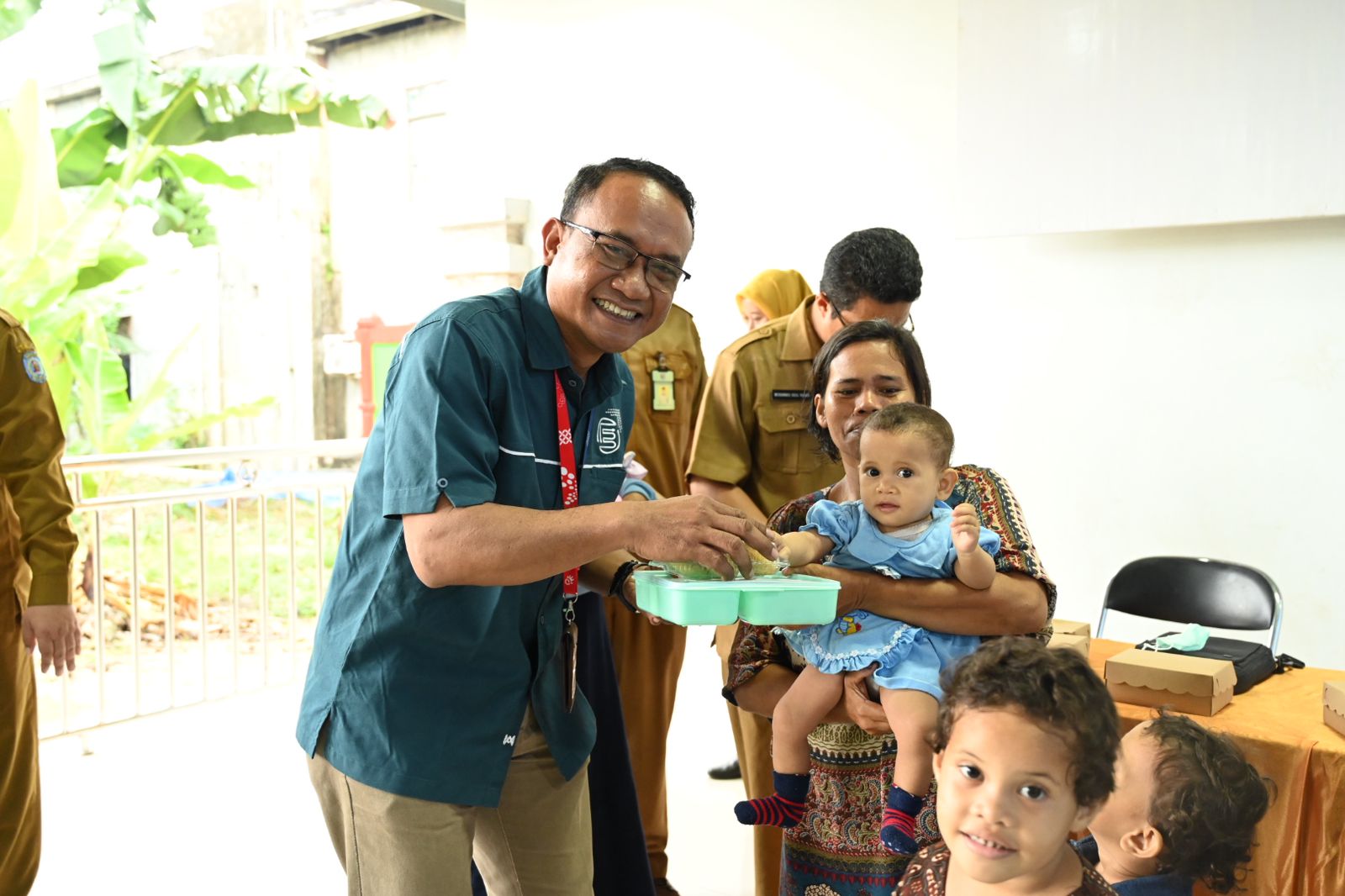 Diskominfo Bontang Gandeng PT. Telkom Evaluasi Program PMT dan Pencegahan Stunting di Kelurahan Gunung Telihan