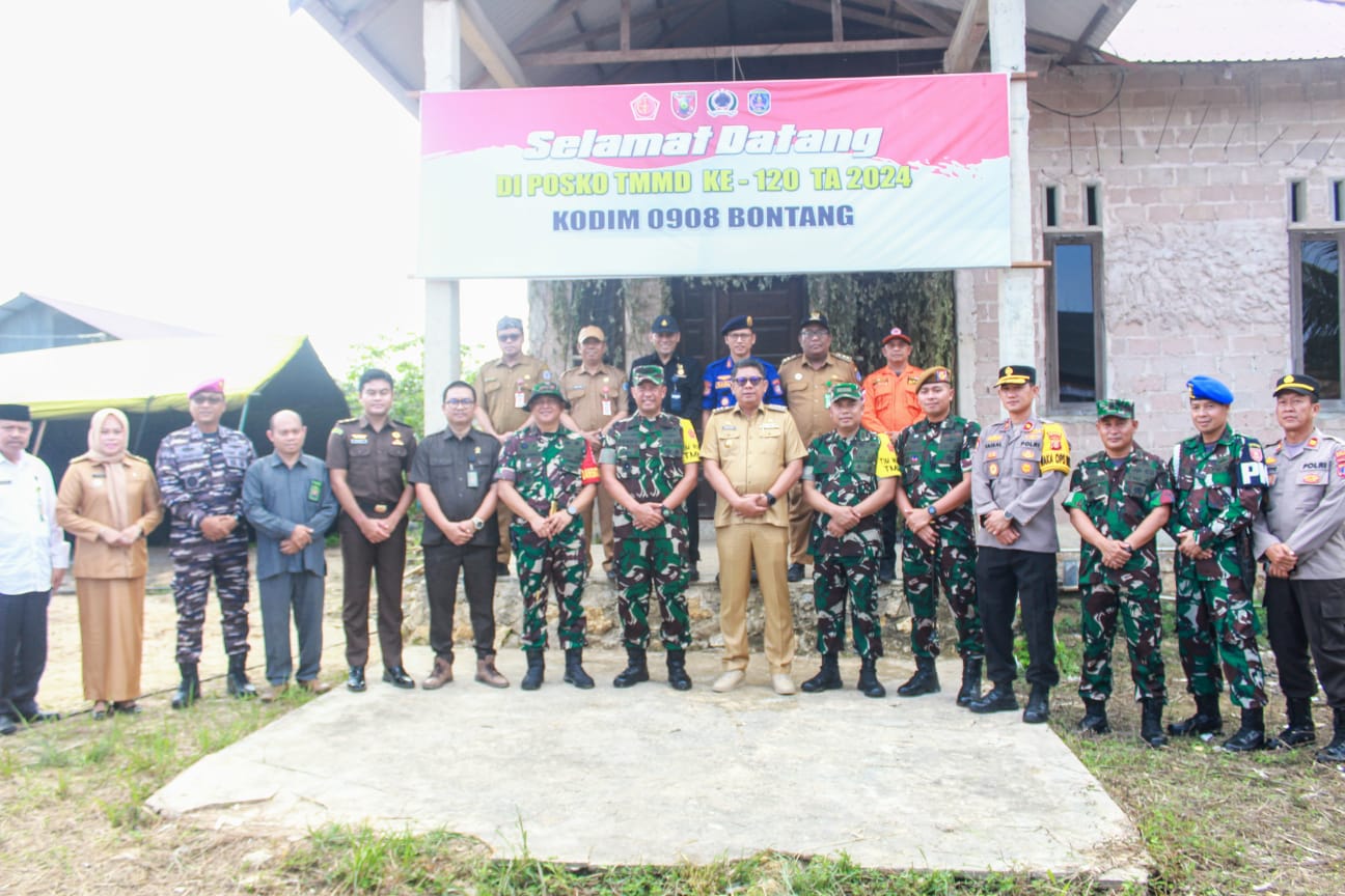 Kodim 0908 Sambut Tim Waser TMMD ke-120 TA 2024 Hari Ini: Walikota Puji Kinerja TNI
