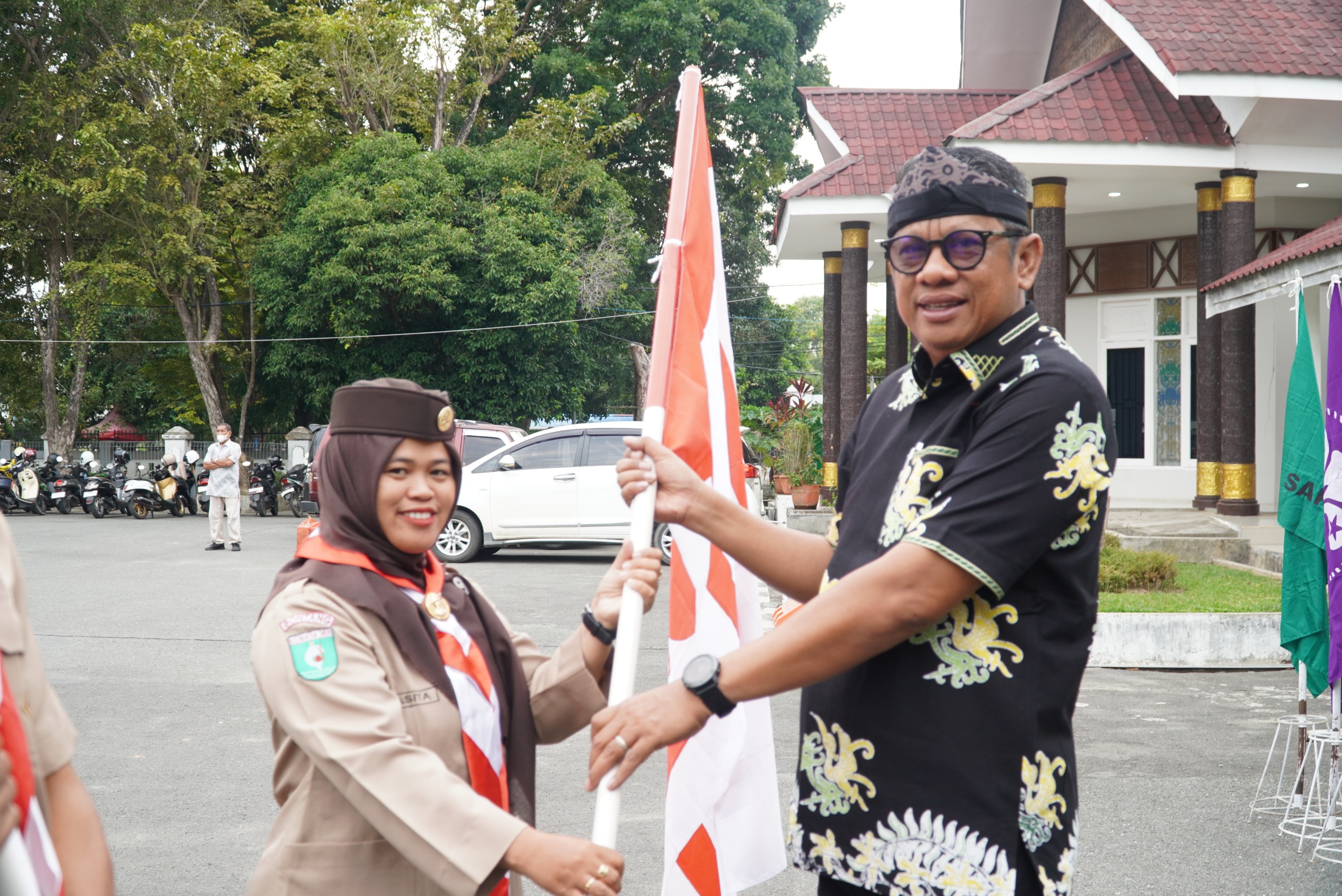 Walikota Bontang Melepas Kontingen Pertikawan Tingkat Nasional II Tahun 2024