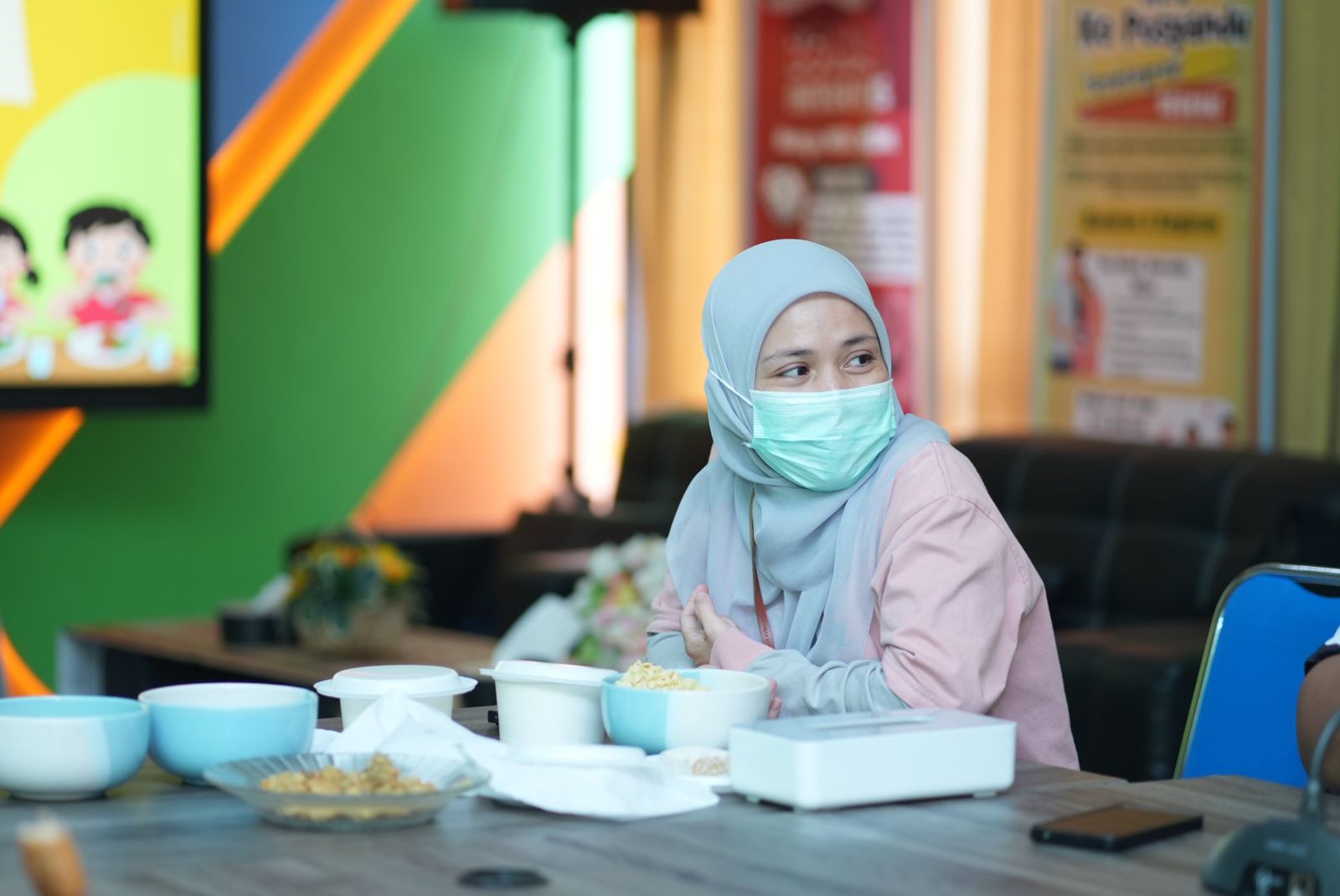 PKM Bontang Barat Gandeng Kominfo dan Provider Adakan Edukasi Nutrisi untuk Cegah Stunting