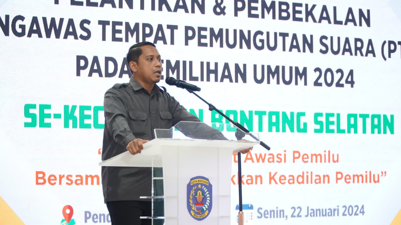 PTPS Kecamatan Bontang Selatan Resmi Dilantik, Basri Imbau Netralitas dan Integritas