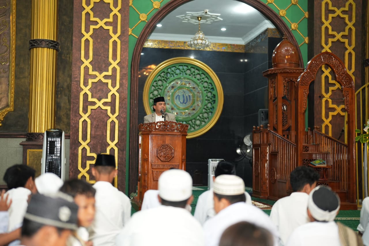 Wakil Wali Kota Agus Haris Hadiri Pawai Obor : Simbol Kebersamaan Menyambut Bulan Ramadhan