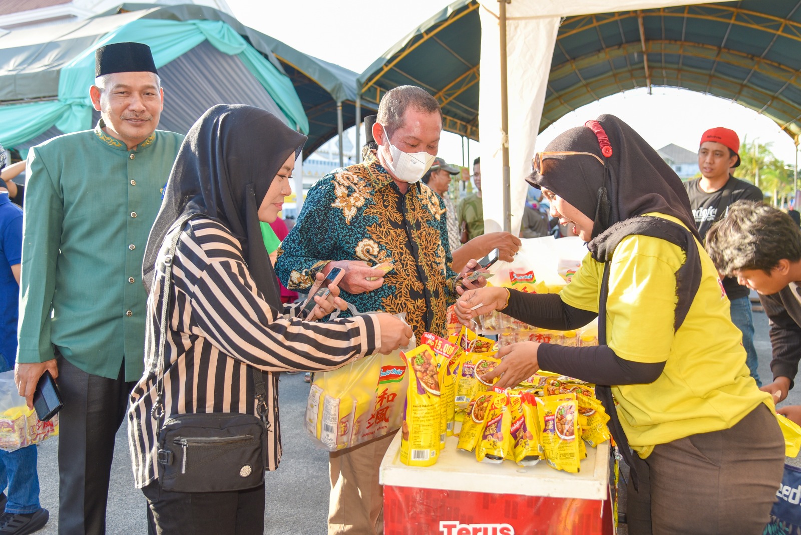 Upaya Stabilkan Harga Pasar, DKUKMP Menggelar Bazar Digital Ramadhan