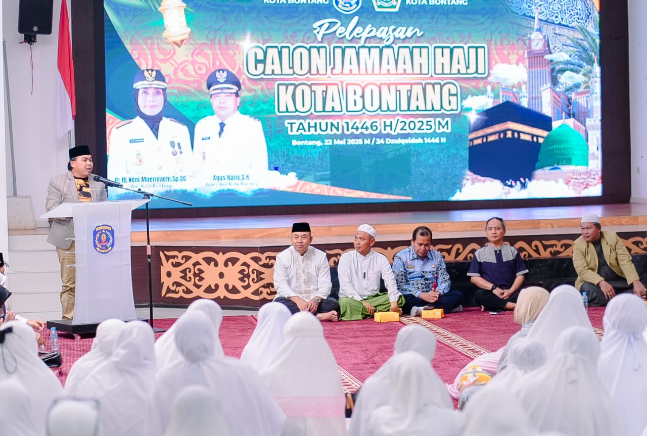 Trenyuh, Pelepasan Jemaah Haji Bontang 1446 H: Termuda 28, Tertua 83 Tahun
