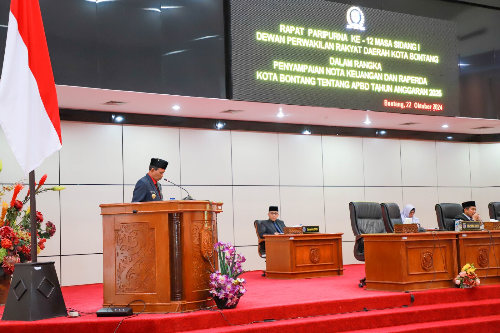 Rapat Paripurna DPRD Bontang Bahas Nota Keuangan APBD 2025