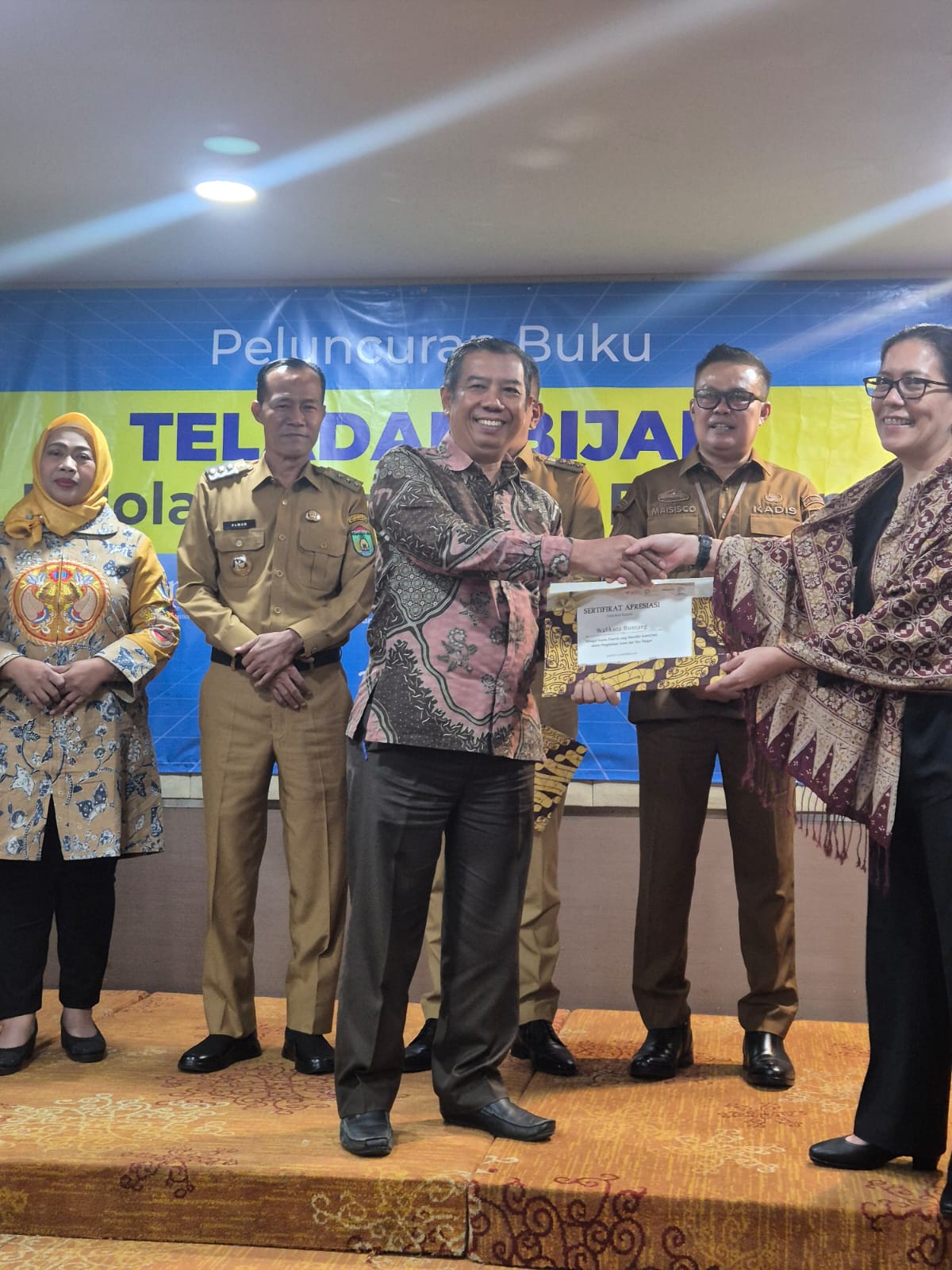 Kota Bontang Kembali Terima Penghargaan atas Komitmen Penyelamatan Pangan