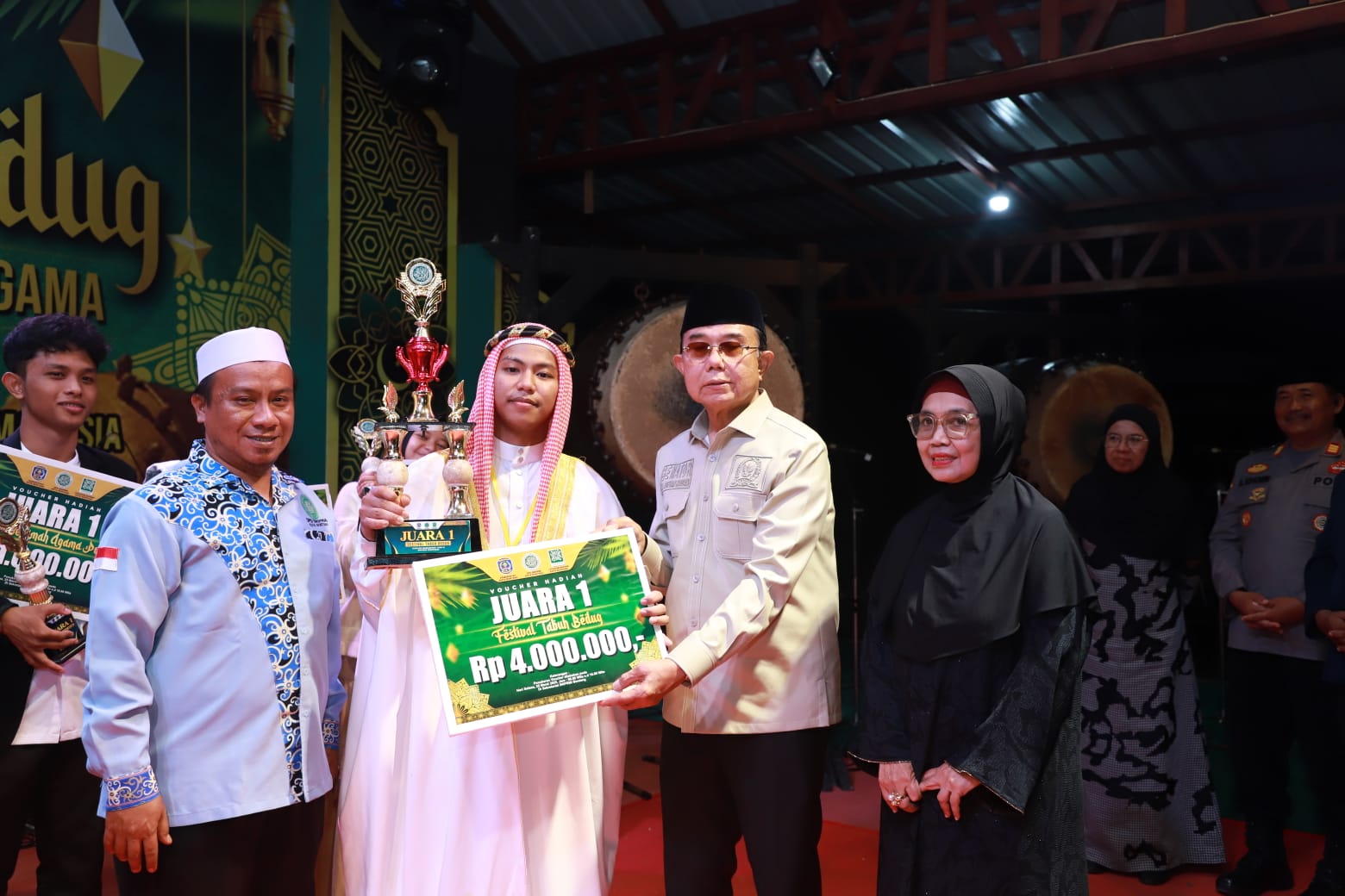 Irma Masjid Al Hijrah Kembali Sabet Juara 1 Di Ajang Festival Tabuh Bedug, Bunda Neni : Ini Merupakan Bentuk Syi’ar Islam Para Remaja Masjid