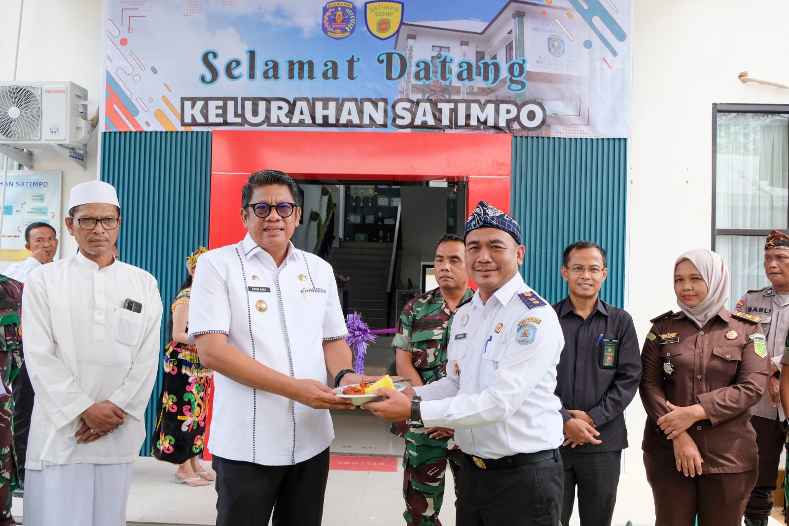 Resmikan Kantor Baru Kelurahan Satimpo, Walikota Harapkan Satimpo Makin SIGAP