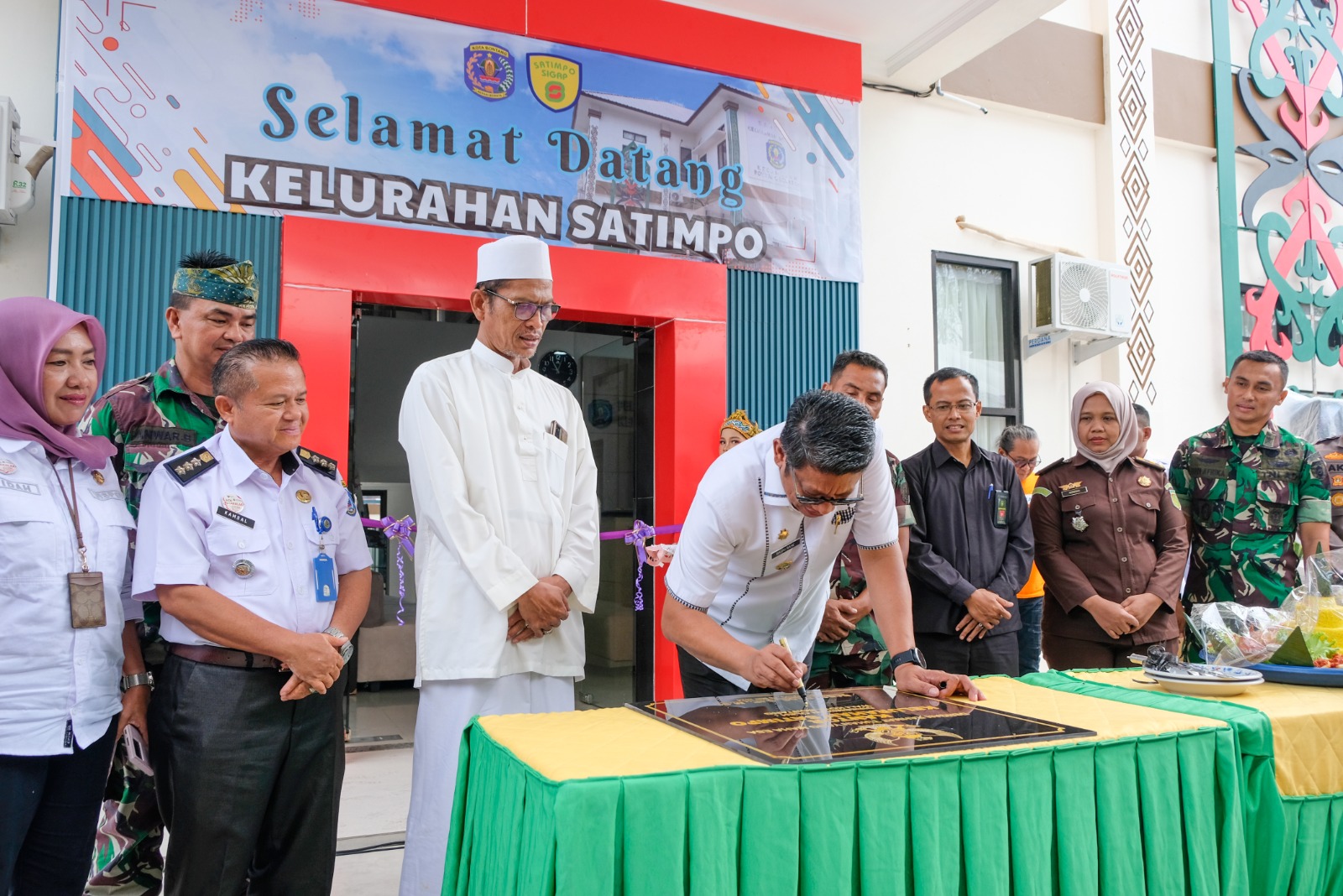 Resmikan Kantor Baru Kelurahan Satimpo, Walikota Harapkan Satimpo Makin SIGAP