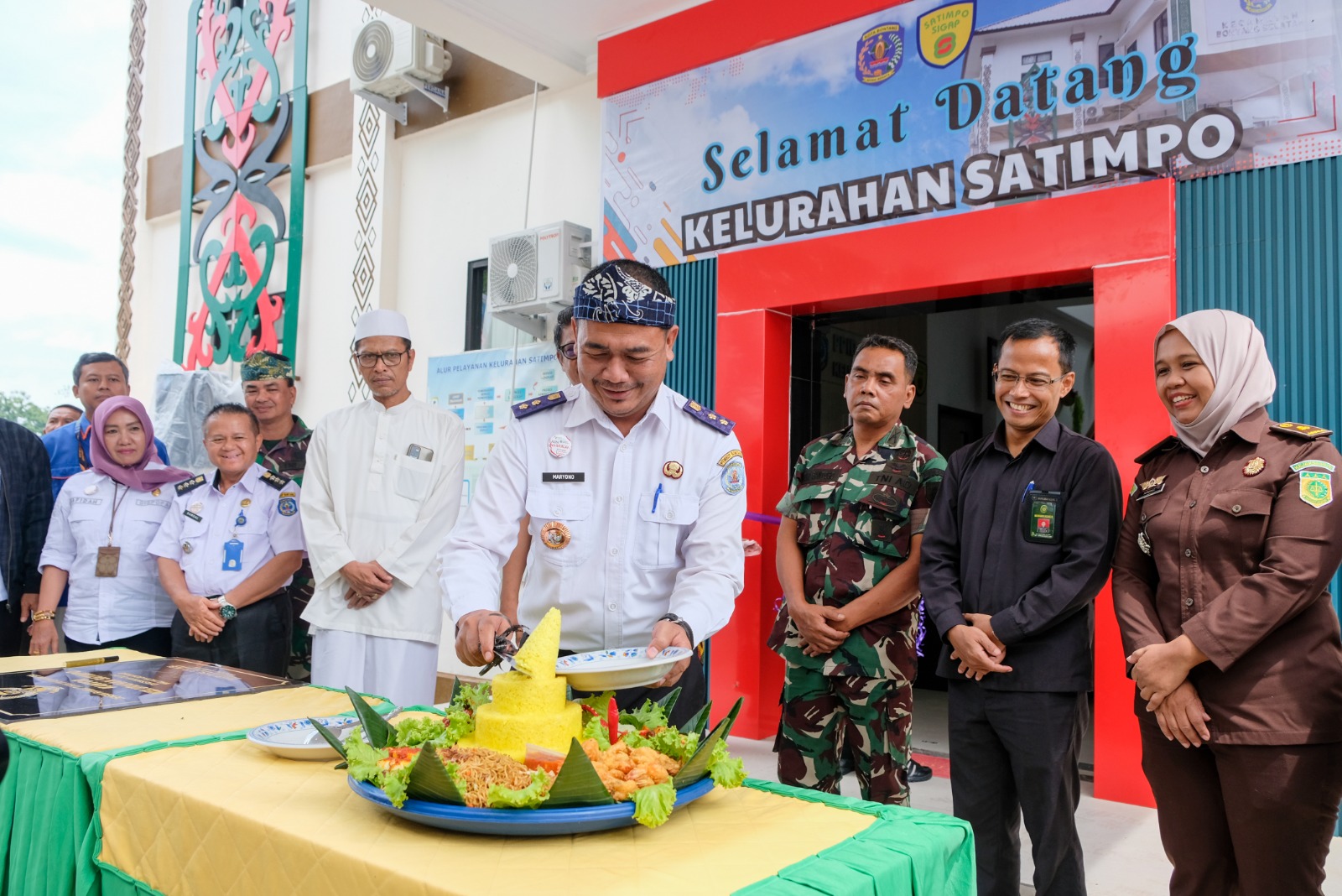 Resmikan Kantor Baru Kelurahan Satimpo, Walikota Harapkan Satimpo Makin SIGAP