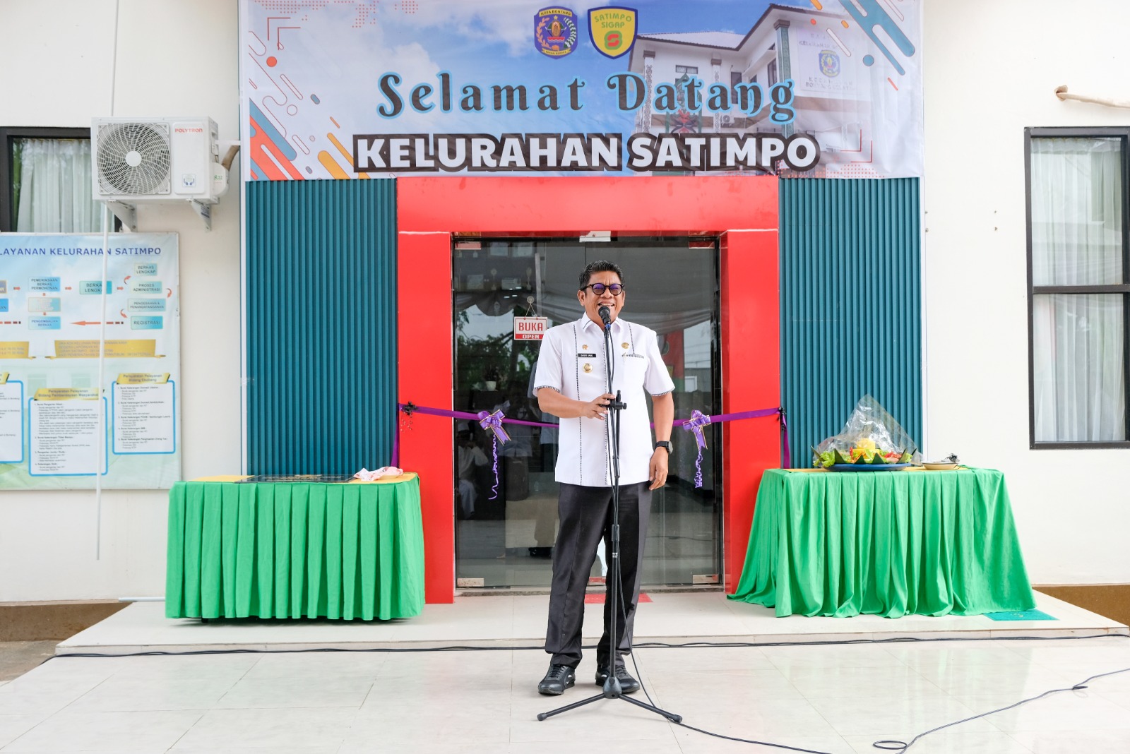 Resmikan Kantor Baru Kelurahan Satimpo, Walikota Harapkan Satimpo Makin SIGAP