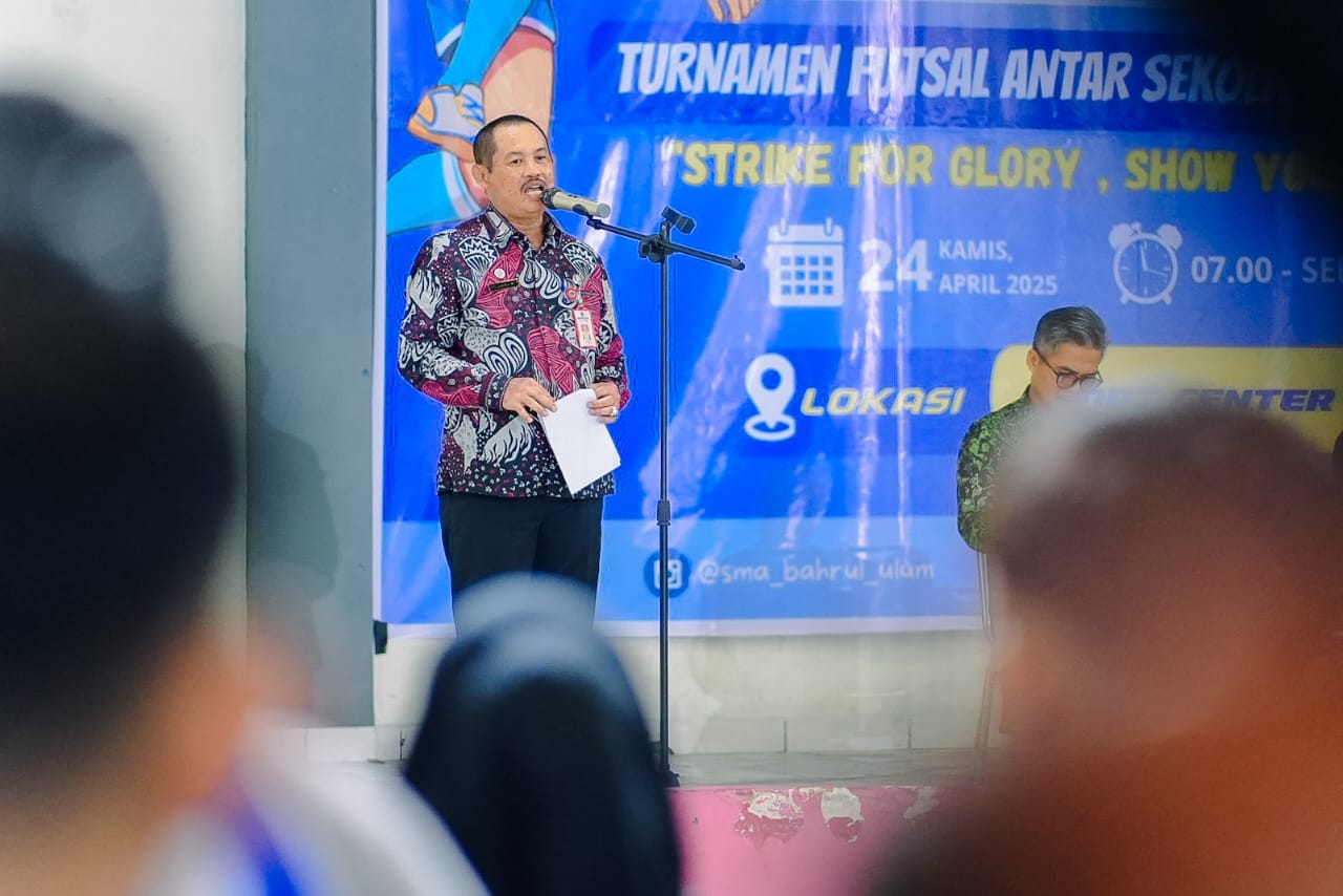 Turnamen Futsal Piala SMABU Resmi Dibuka, 25 Tim Berlaga di GOR Loktuan