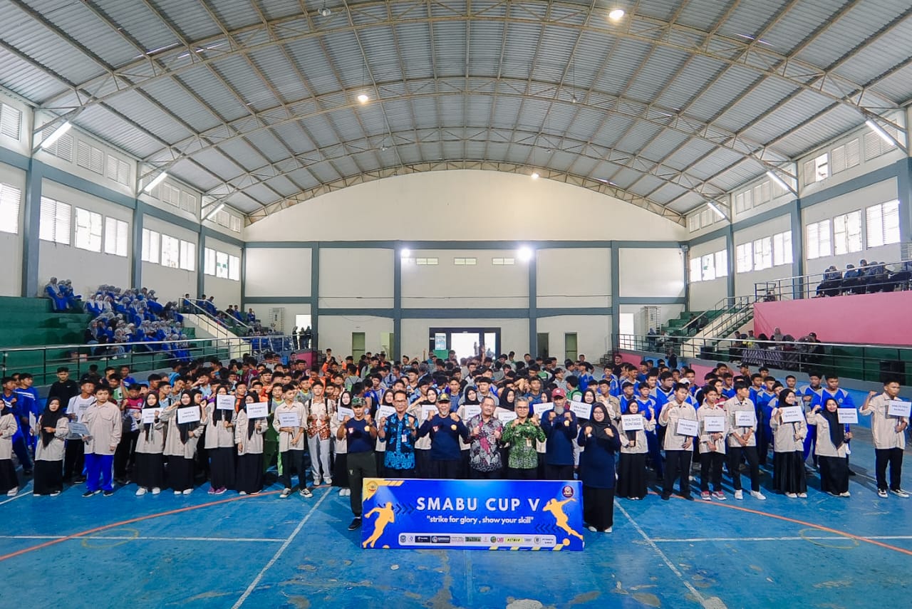 Turnamen Futsal Piala SMABU Resmi Dibuka, 25 Tim Berlaga di GOR Loktuan
