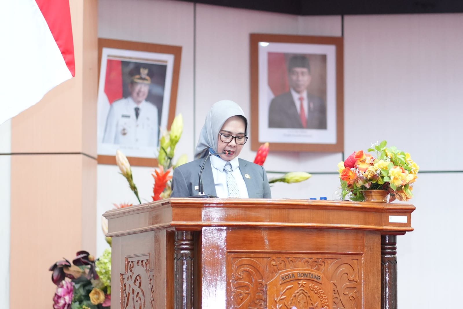 Rapat Paripurna Ke-6: Walikota Basri Rase Sampaikan Rancangan Perda Pertanggungjawaban APBD Kota Bontang TA 2023