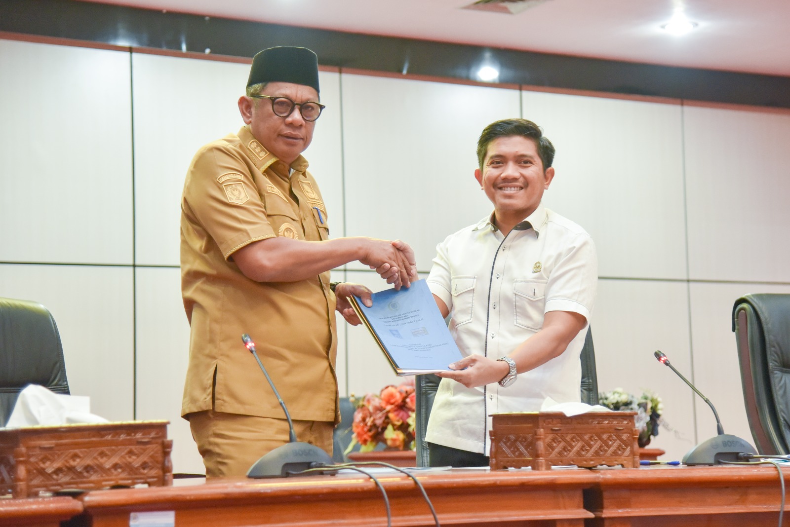 Wali Kota Bontang Berikan Tanggapan Jawaban Terhadap Pemandangan Umum Fraksi-Fraksi atas 4(Empat) Raperda Inisiatif Pemerintah Kota Bontang
