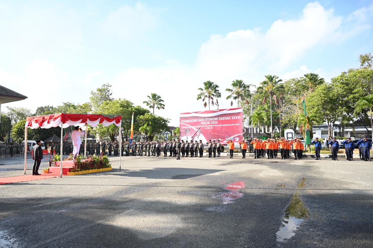 Upacara Peringatan Hari Otonomi Daerah ke-28 di Kota Bontang: Komitmen untuk Pelayanan Terbaik dan Pembangunan Berkelanjutan