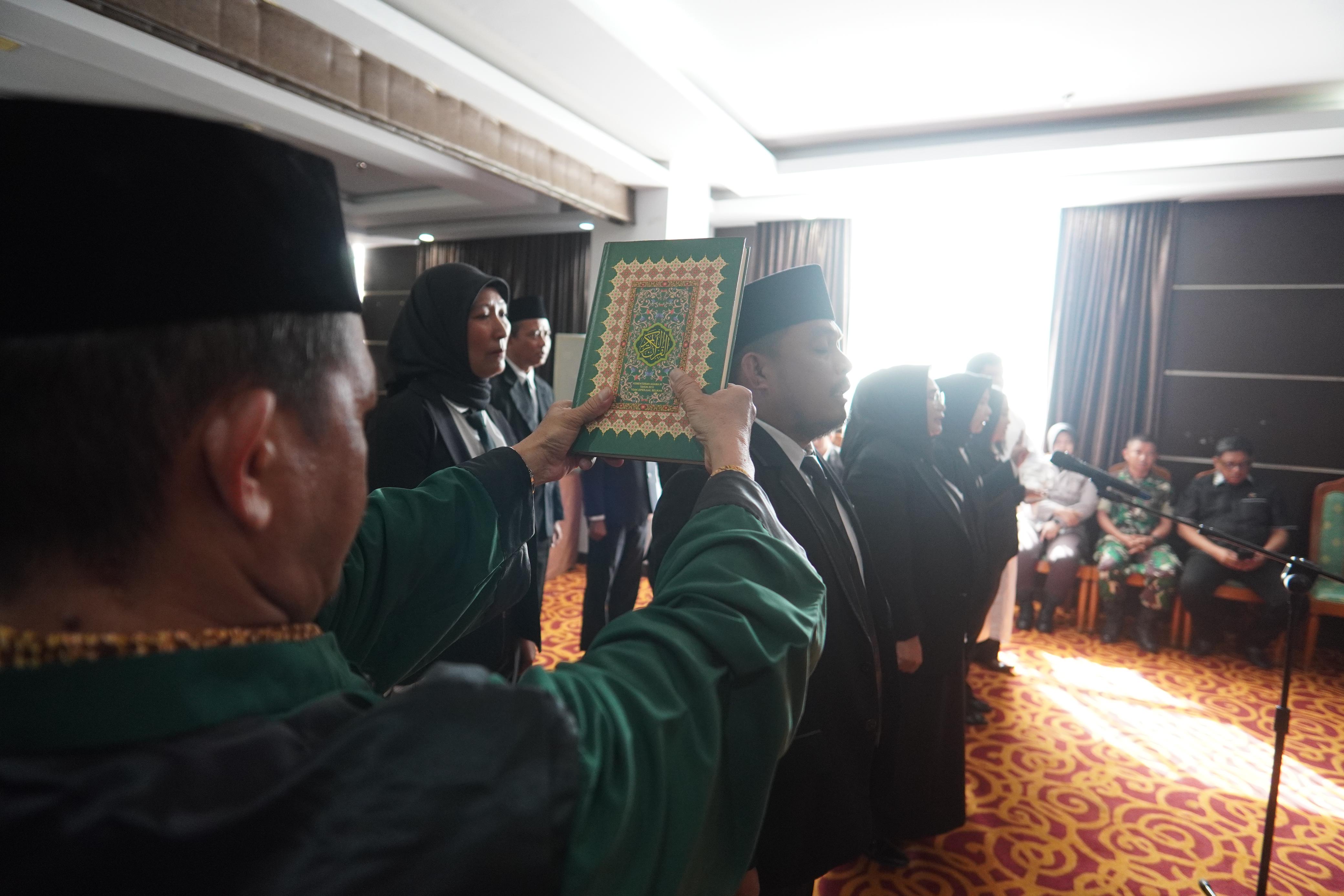 PANWASLU Kecamatan Se-Kota Bontang untuk Pemilu 2024 Resmi Dilantik Hari ini.