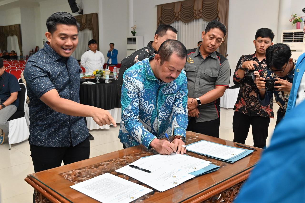 Pemkot Bontang Tegaskan Dukungan Lewat Pakta Integritas, Sambut Pengurus Baru KNPI